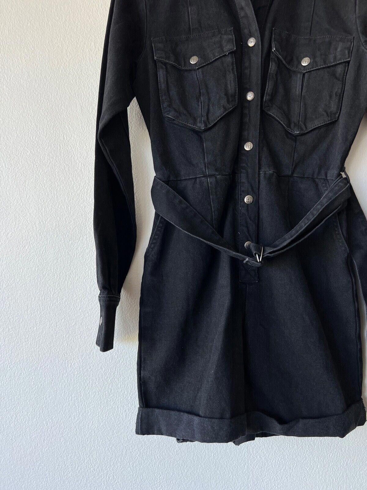 Ksubi new Ksubi dress overalls hazard top extra small xs 6 black Size 26" / US 2 / IT 38 - 5 Thumbnail