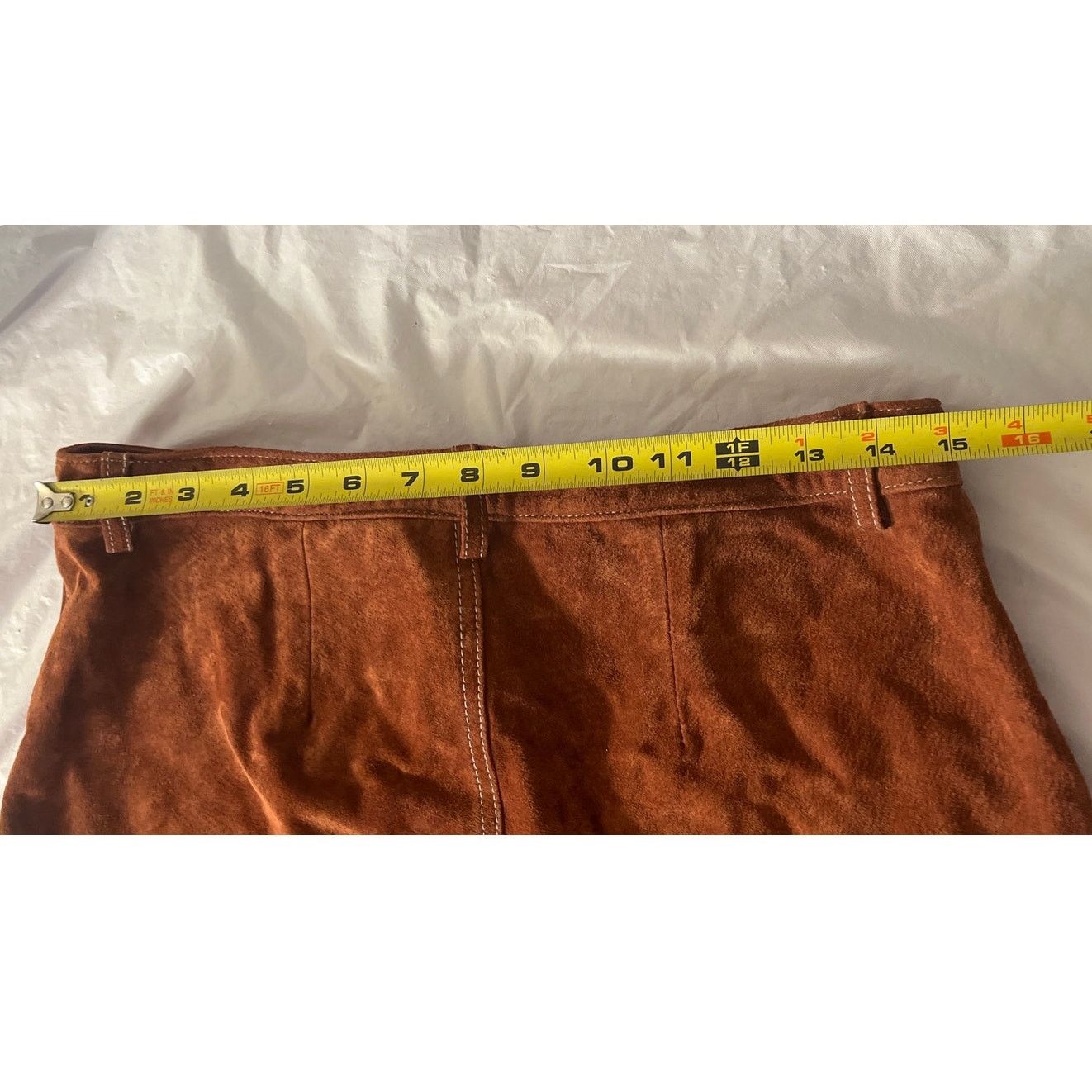 BLANKNYC BLANK NYC Suede Leather Mini Skirt Women's 29 Size 29" - 6 Thumbnail