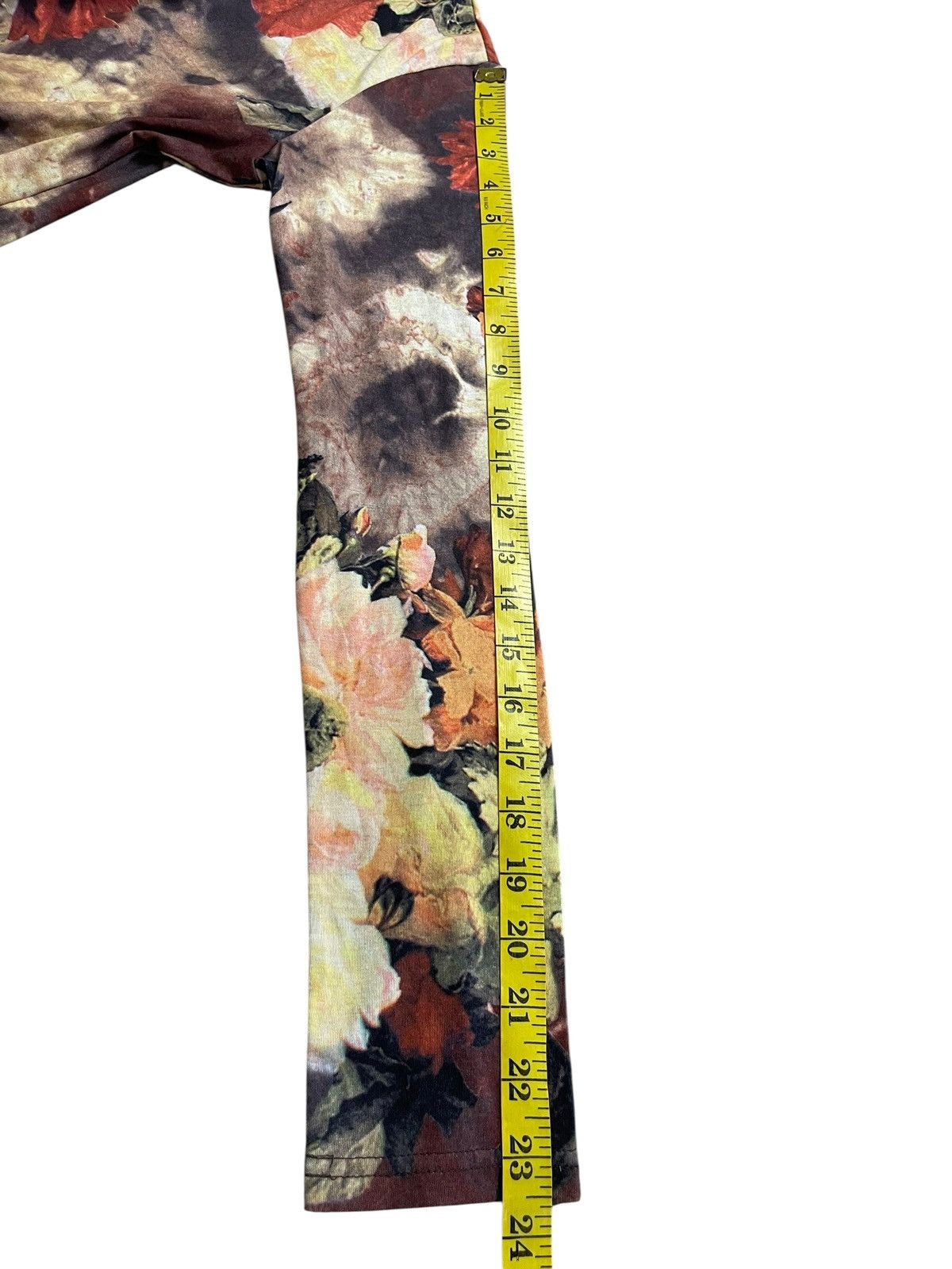 Japanese Brand Multicor Floral Planet Remix Turtle Neck Blouses Size L / US 10 / IT 46 - 4 Thumbnail