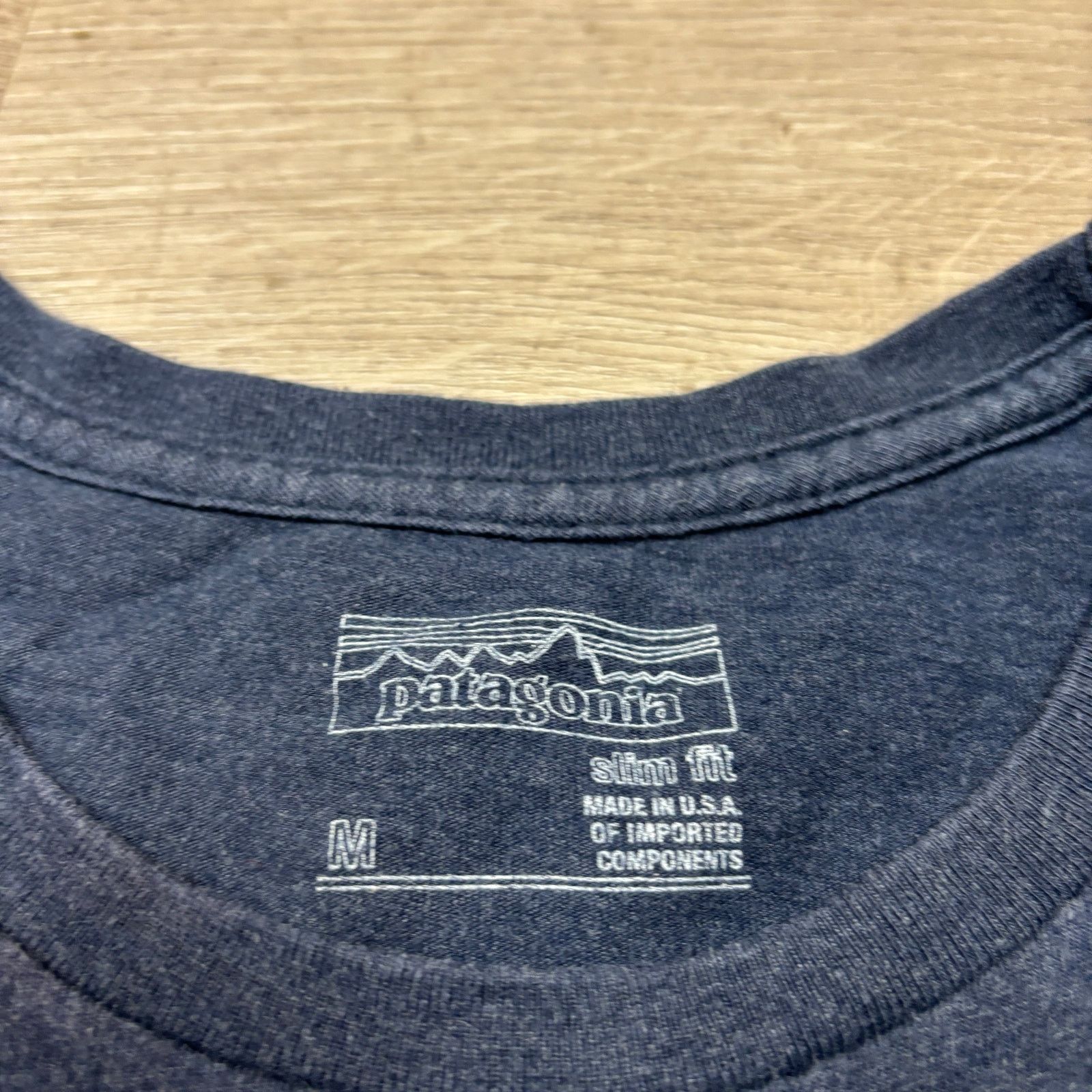 Patagonia Patagonia Slim Fit Mountain Logo Short Sleeve Shirt Men's M Size US M / EU 48-50 / 2 - 4 Thumbnail