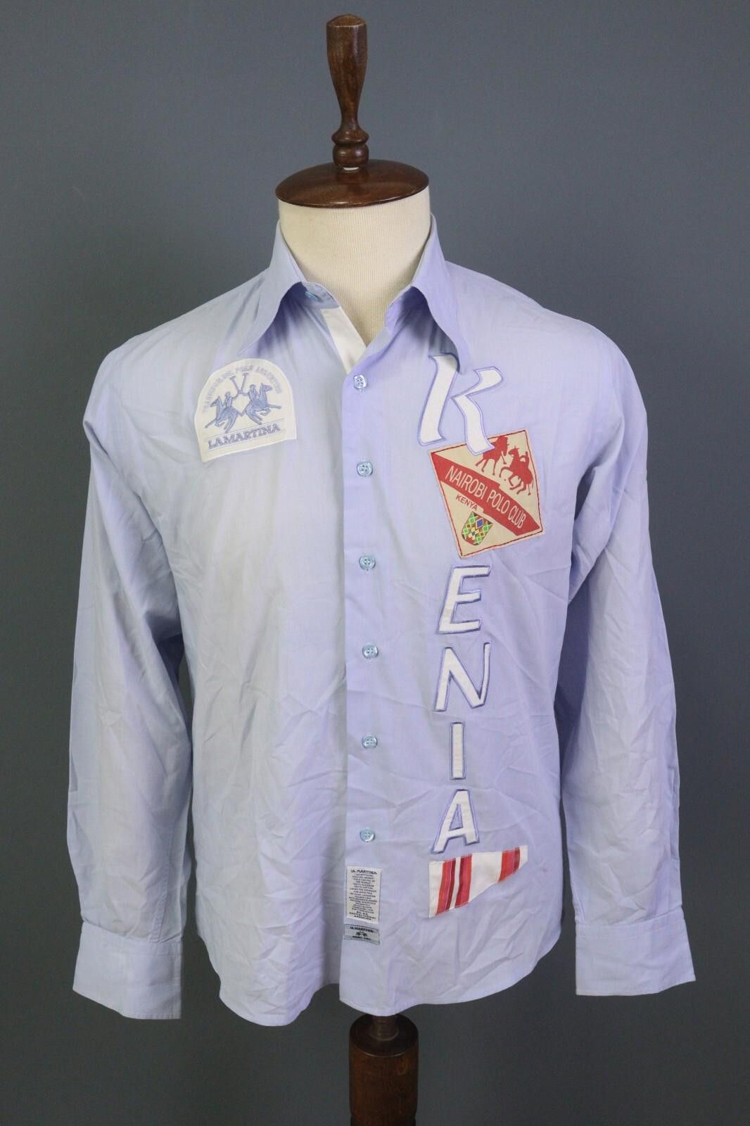 La Martina La Martina Buenos Aires Blue KENIA Shirt Size L Size US L / EU 52-54 / 3 - 1 Thumbnail