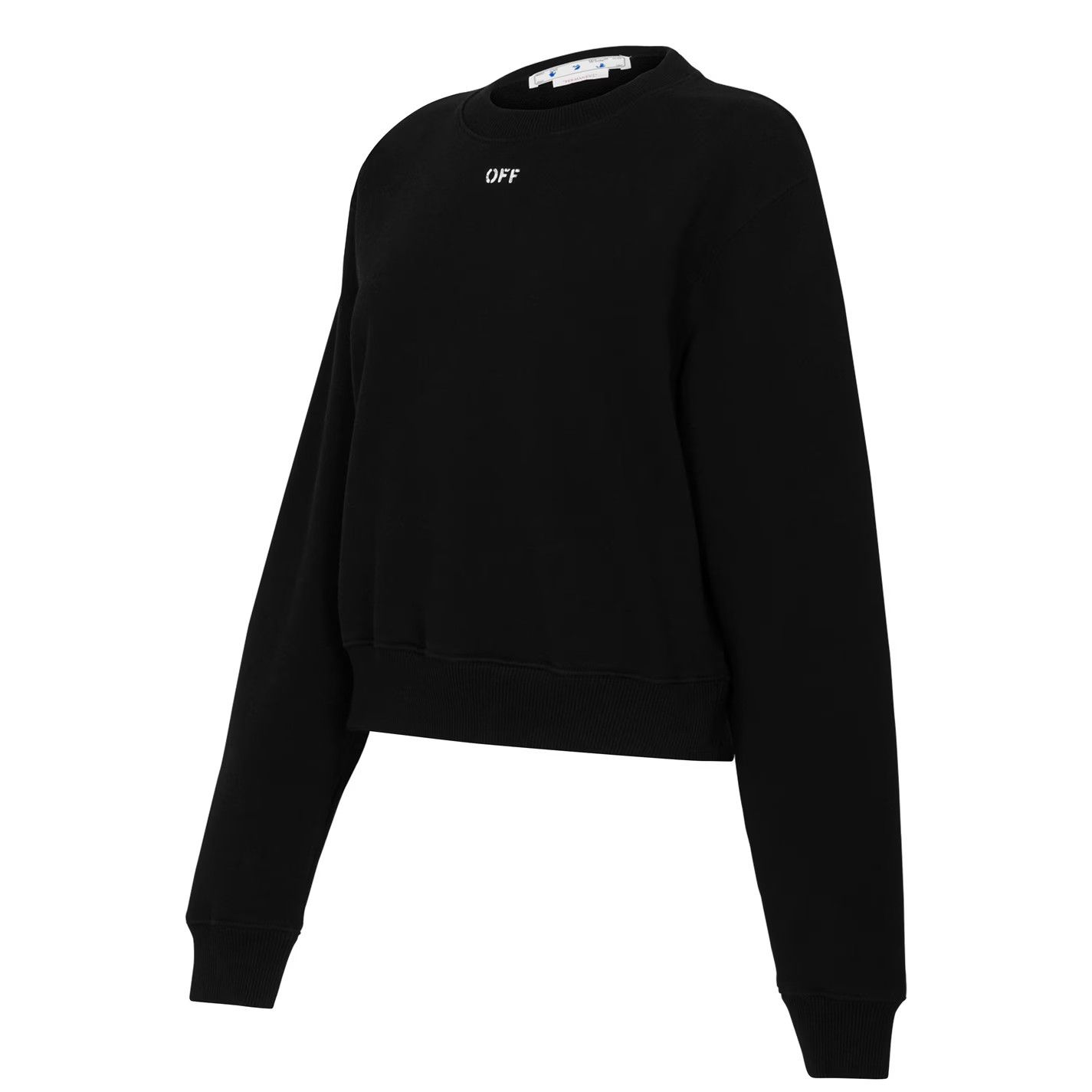 Off-White o1g2r1mq1224 Stamp Sweatshirt in Black Size XS / US 0-2 / IT 36-38 - 3 Thumbnail