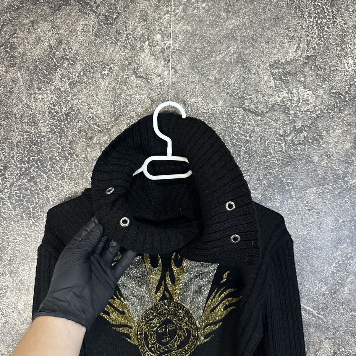 Versace Vintage Crazy Versace Big Logo Sweater Size M / US 6-8 / IT 42-44 - 8 Thumbnail