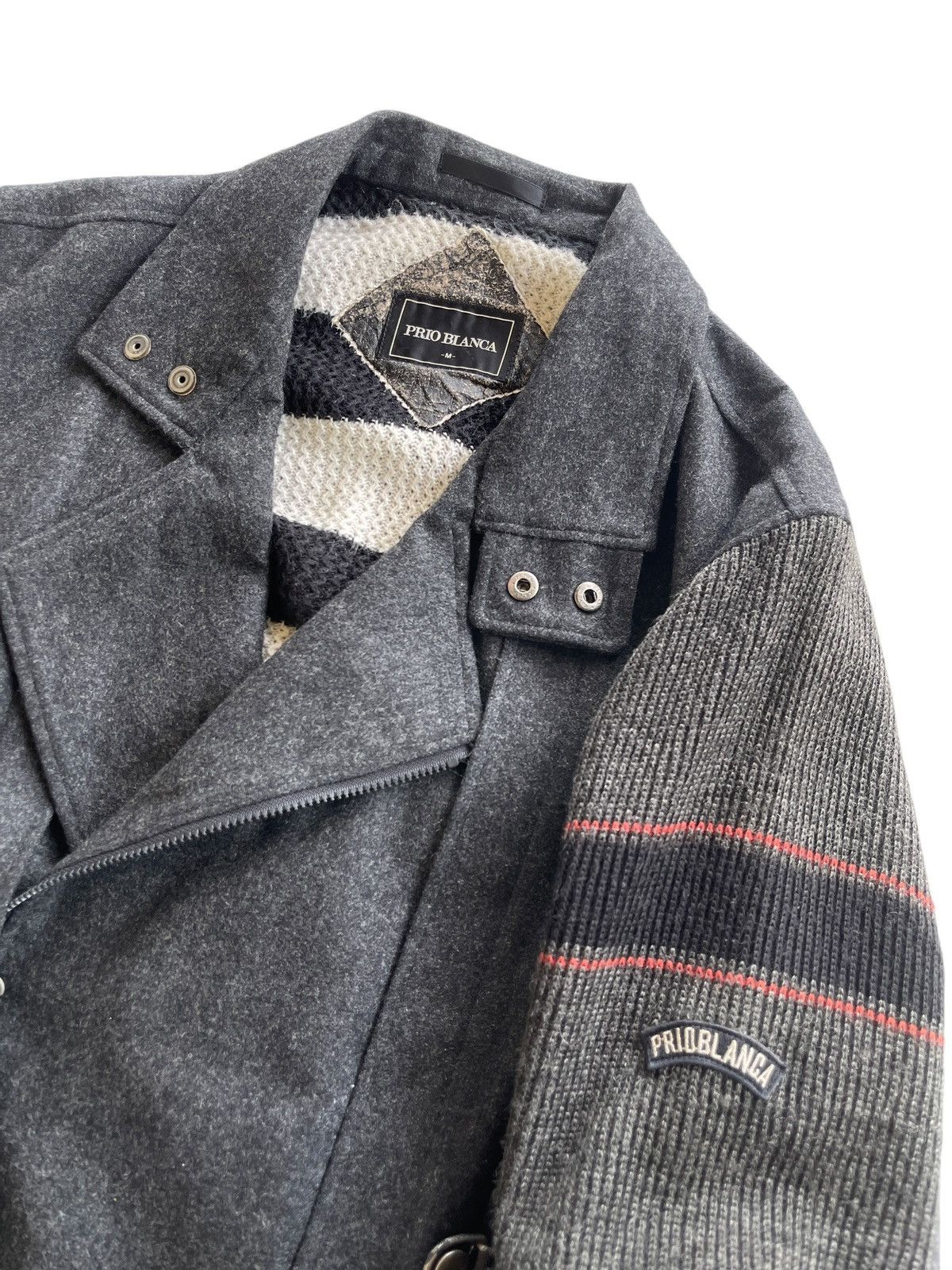 Japanese Brand Vintage Prio Blanca Wool Blouson Jacket Size US M / EU 48-50 / 2 - 9 Thumbnail