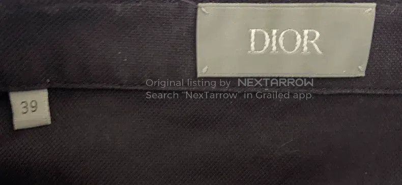 Dior Dior size 39 Black Chest Logo Shirt Size US XS / EU 42 / 0 - 3 Thumbnail