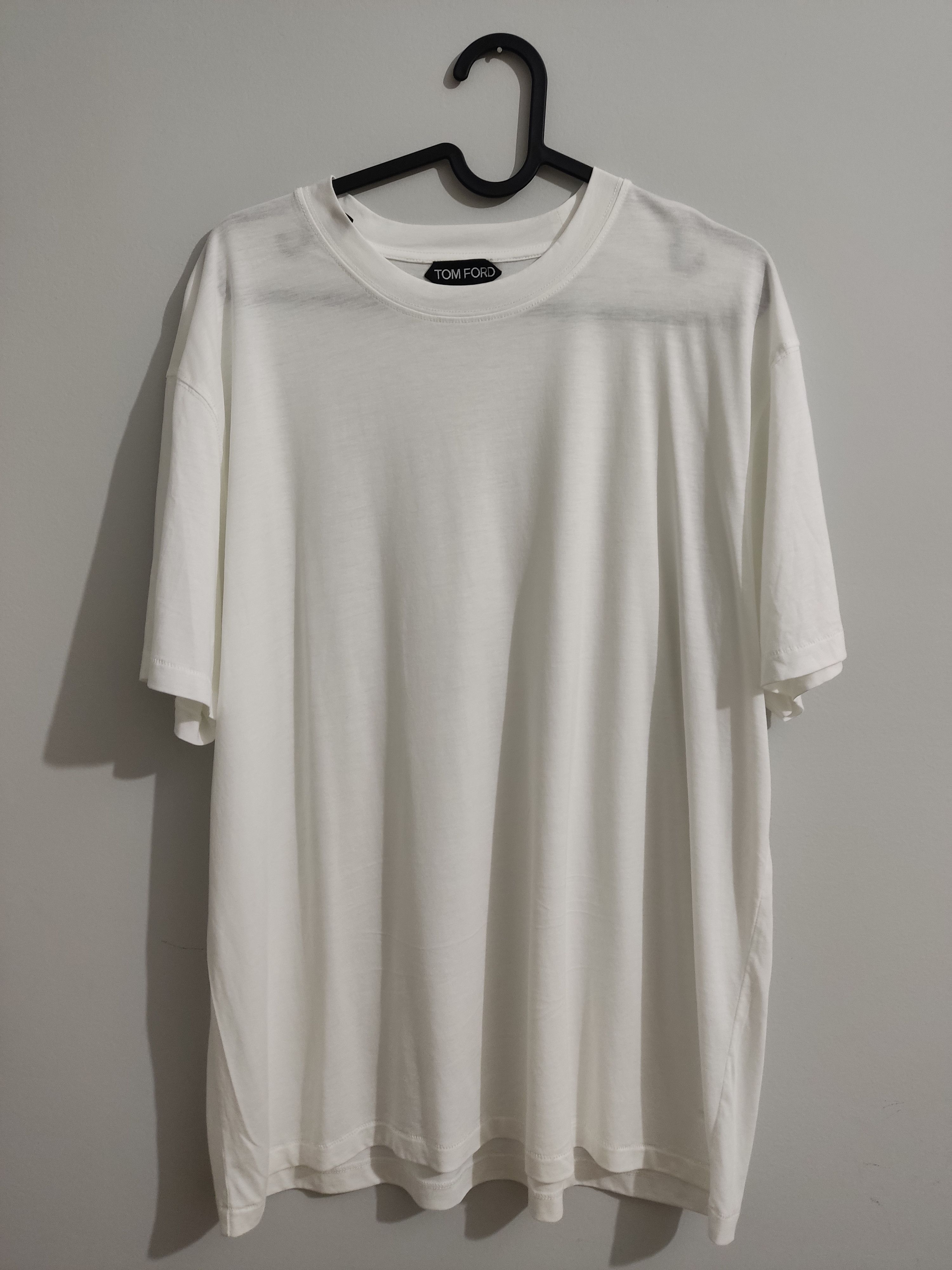 Tom Ford LYOCELL COTTON CREW NECK T-SHIRT Size US L / EU 52-54 / 3 - 1 Thumbnail