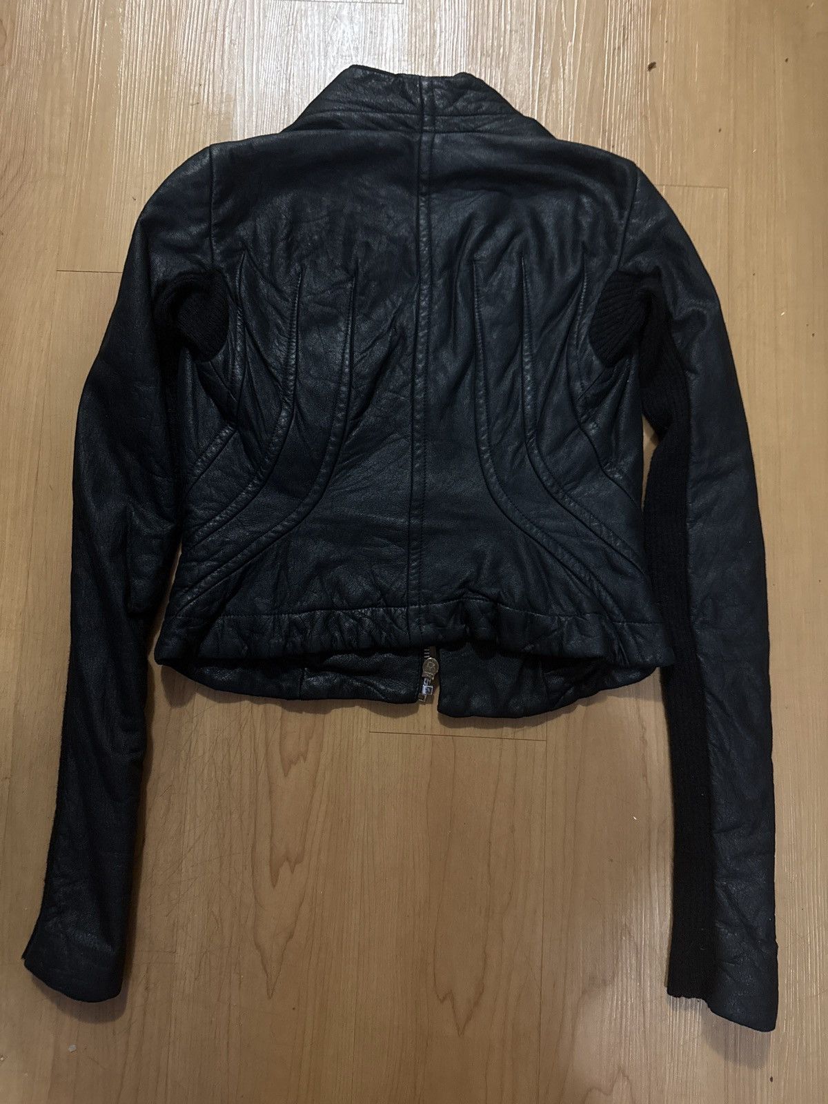 Rick Owens 08 rick owens leather jacket Size M / US 6-8 / IT 42-44 - 2 Thumbnail