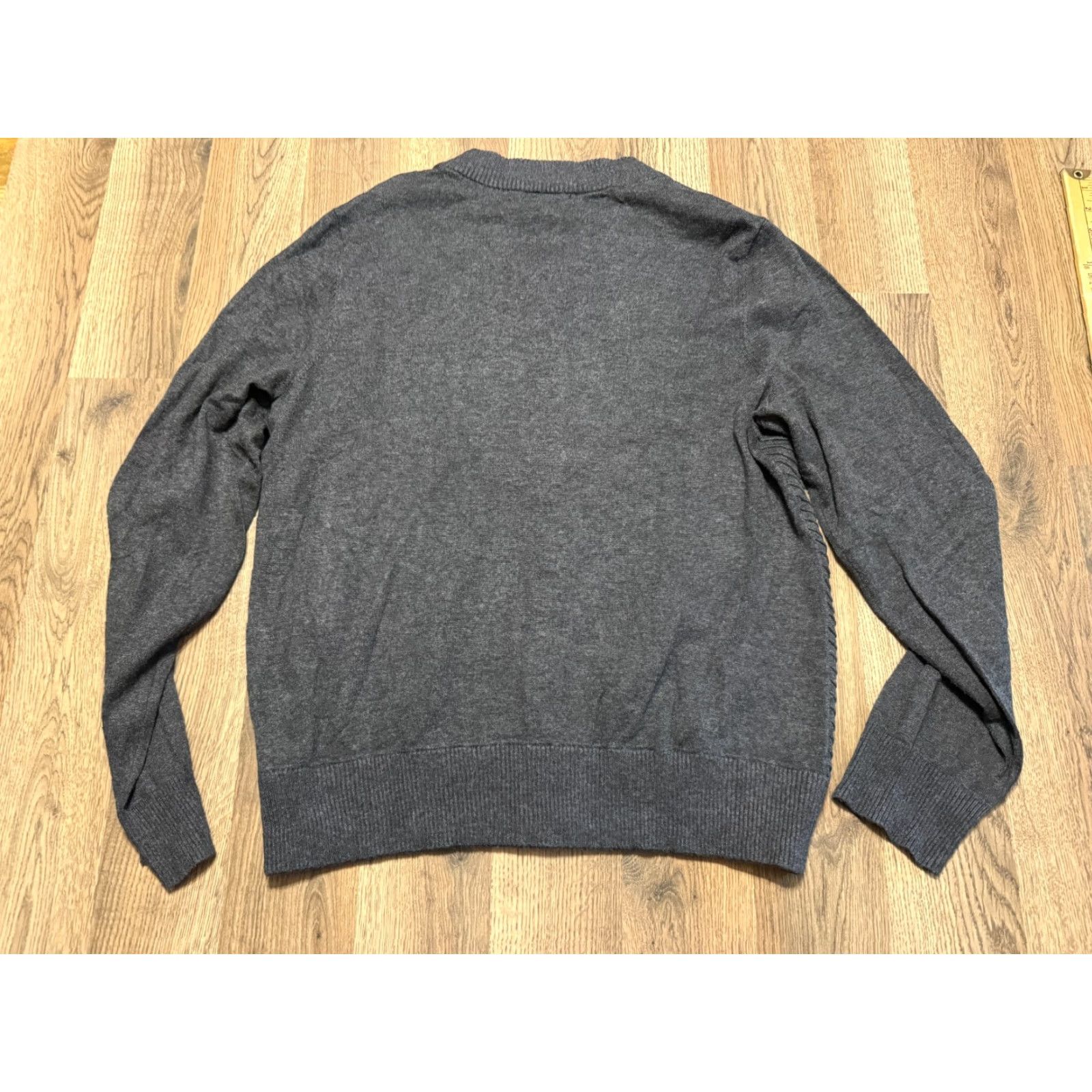 Croft & Barrow Croft & Barrow Sweater Women's Size Large Gray Long Sleeve Full Zip Size L / US 10 / IT 46 - 2 Thumbnail