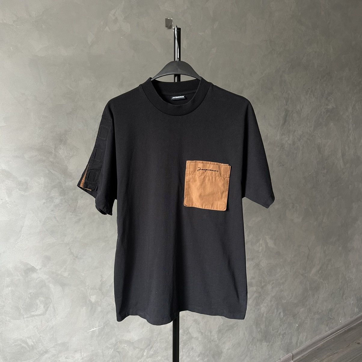 Jacquemus Jacquemus Nylon Pocket T Shirt Size US S / EU 44-46 / 1 - 1 Thumbnail