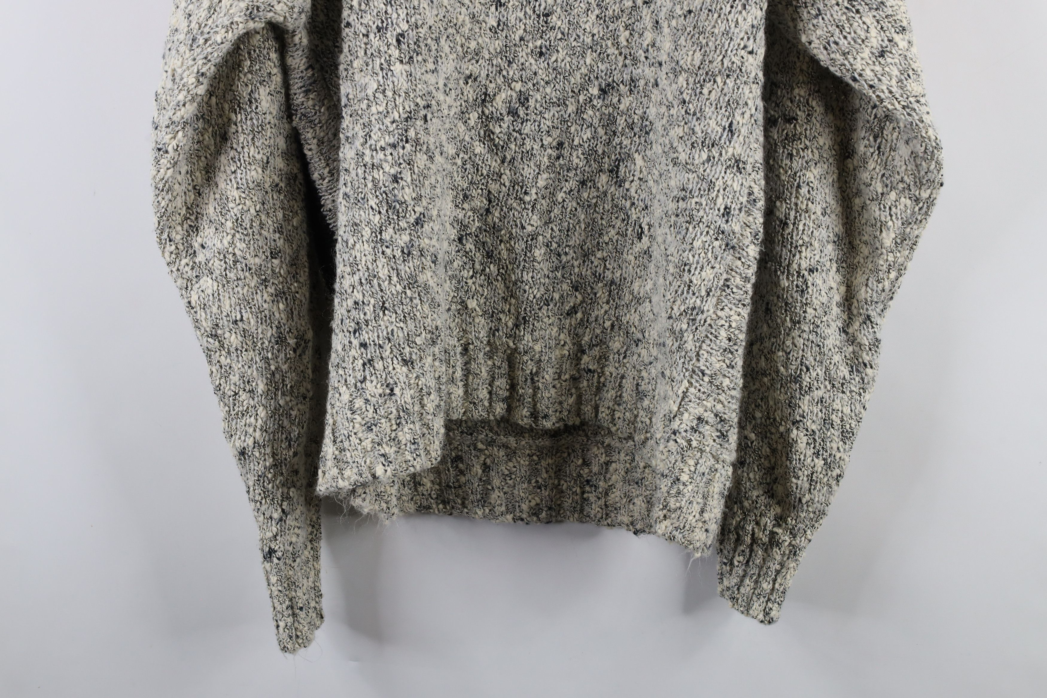 Vintage Vintage 90s Streetwear Chunky Textured Knit Grandpa Sweater Size US L / EU 52-54 / 3 - 12 Thumbnail