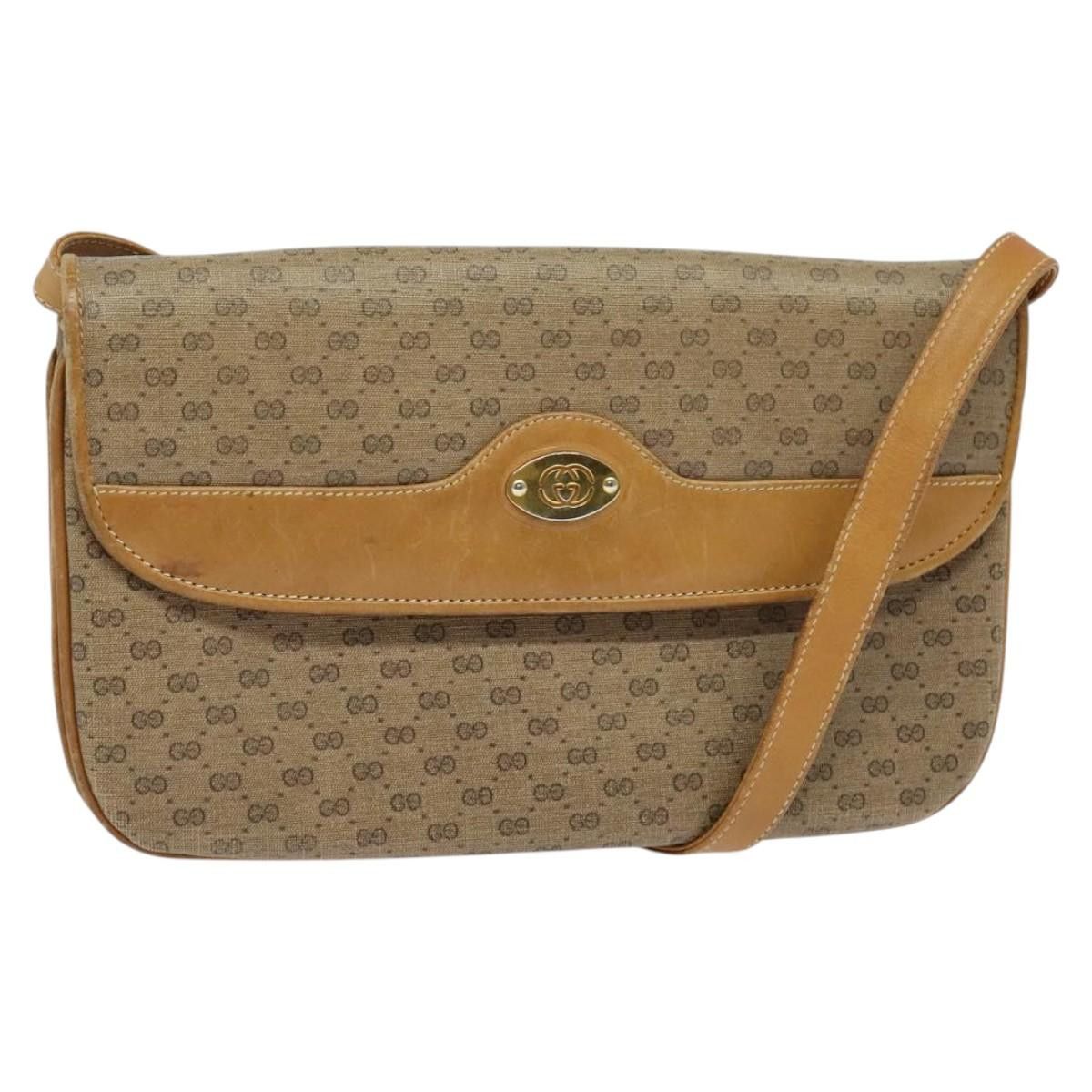 Gucci GUCCI Micro GG Supreme Shoulder Bag Pvc Brown Gold 004 106 Size ONE SIZE - 1 Thumbnail