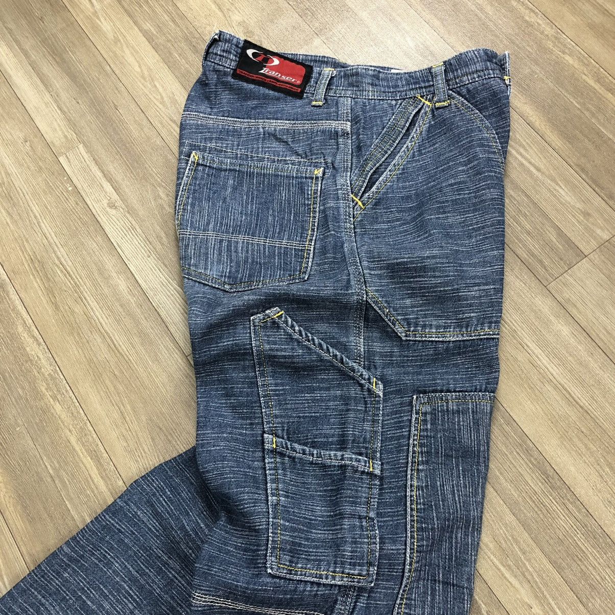 Carhartt × Japanese Brand Vintage Transer Double Knee Carpenter Baggy Jeans Y2K Size US 27 - 14 Thumbnail