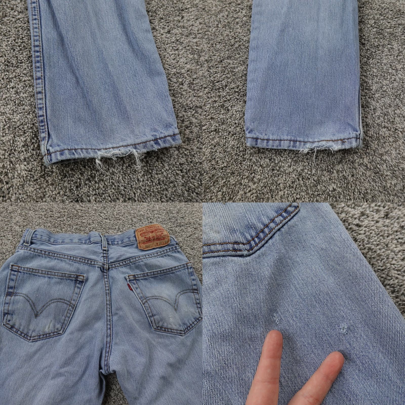 Levi's Levi's Jeans 505 Straight Leg Denim Light Blue 32X34 Mens Vintage Size US 32 / EU 48 - 9 Thumbnail