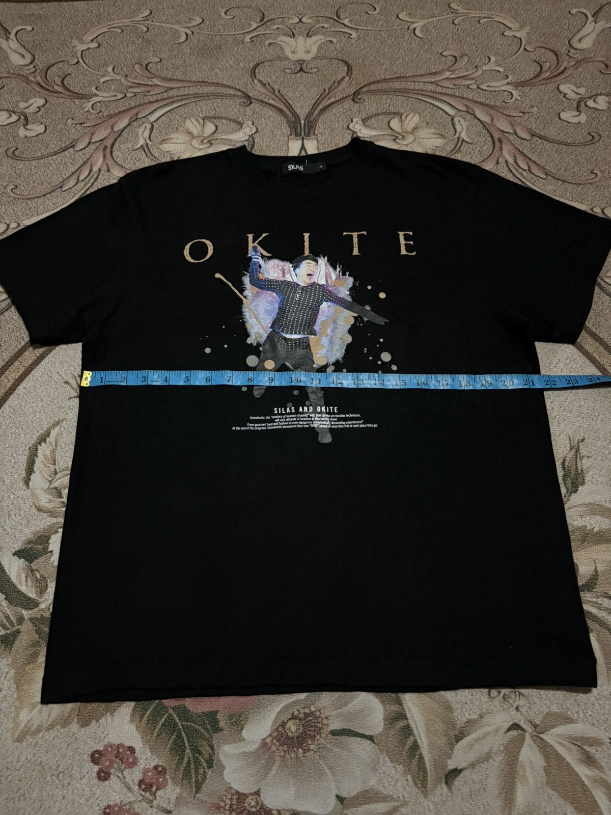 Designer × Japanese Brand × Silas Japanese Brand SILAS And OKITE Big Print T-Shirt Size US L / EU 52-54 / 3 - 9 Thumbnail