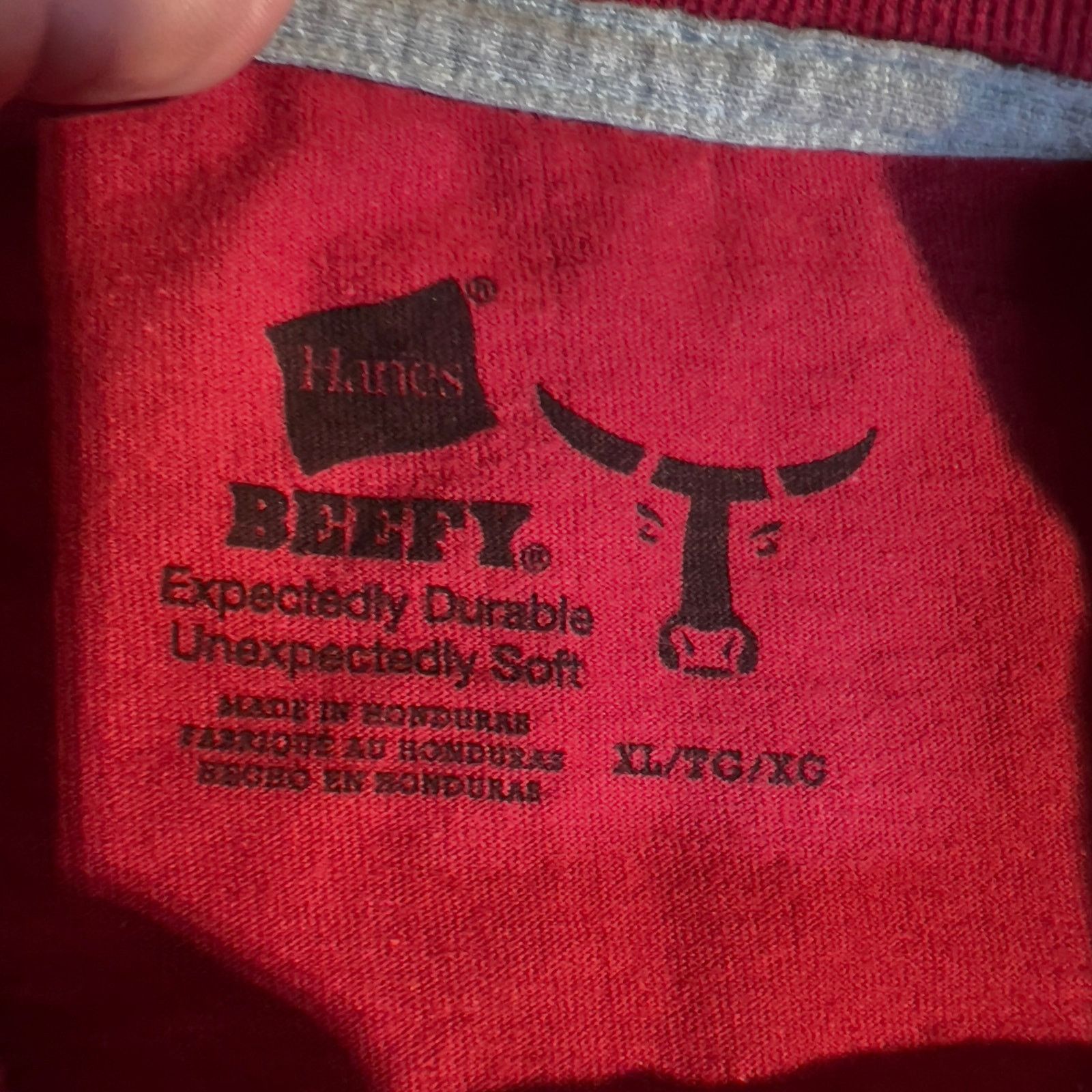 Hanes Hanes Beefy T Henley Shirt Men's XL 100% Cotton Thick Warm Size US XL / EU 56 / 4 - 2 Thumbnail