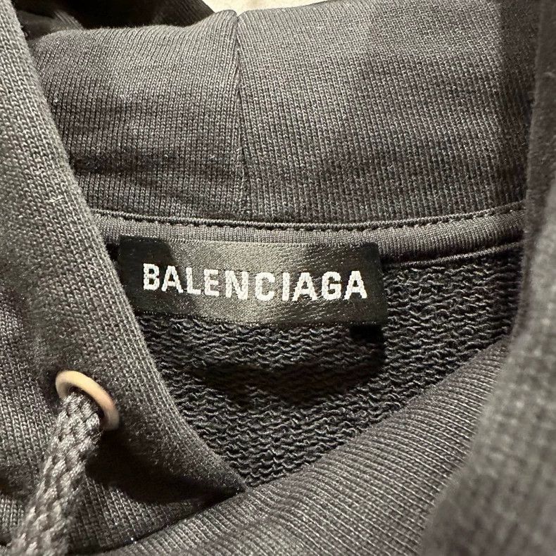 Balenciaga Balenciaga Black coke letter hooded sweater Size US M / EU 48-50 / 2 - 3 Thumbnail