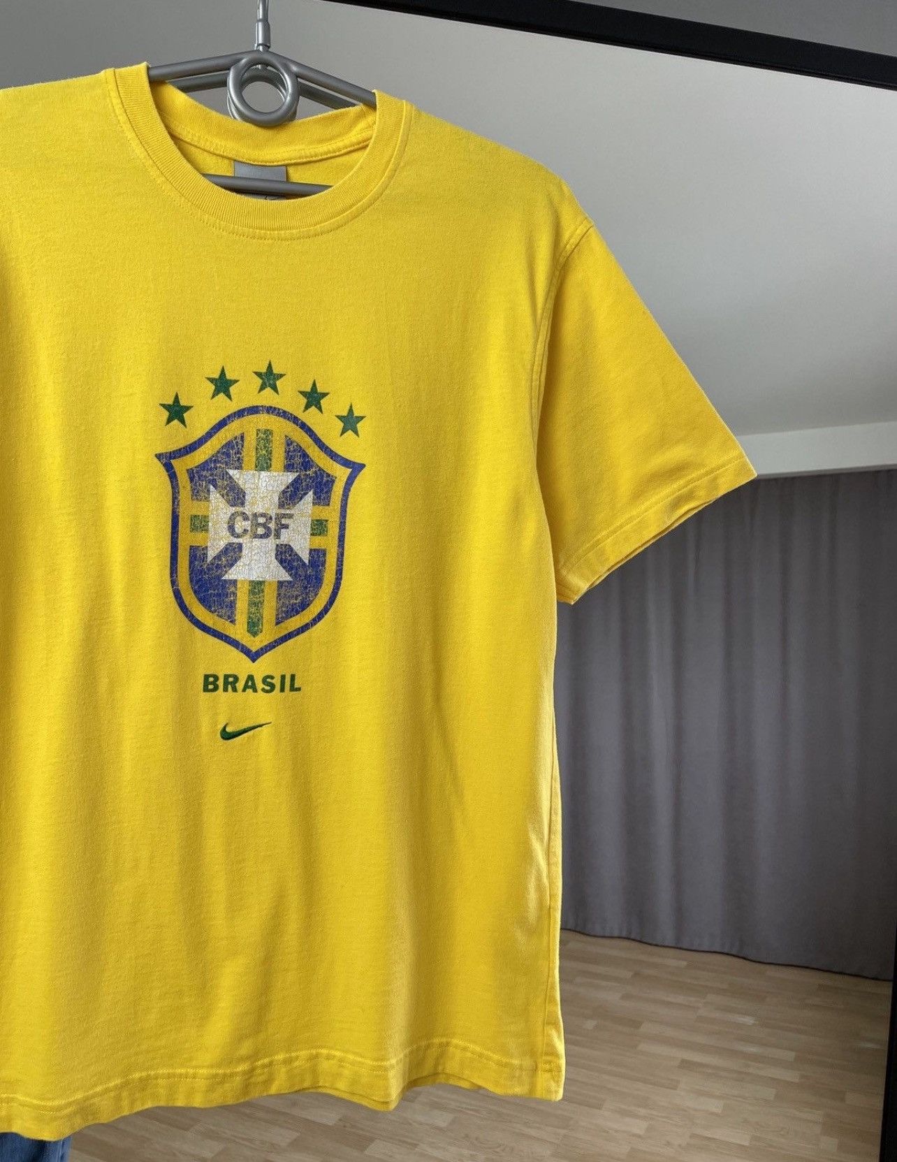 Nike Vintage Y2K Nike FC Brasil Soccer Jersey Blockcore Tee Size US M / EU 48-50 / 2 - 3 Thumbnail
