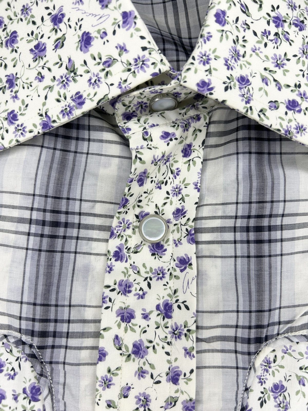 Gucci S/S 04 Floral Western Shirt Size US S / EU 44-46 / 1 - 11 Thumbnail