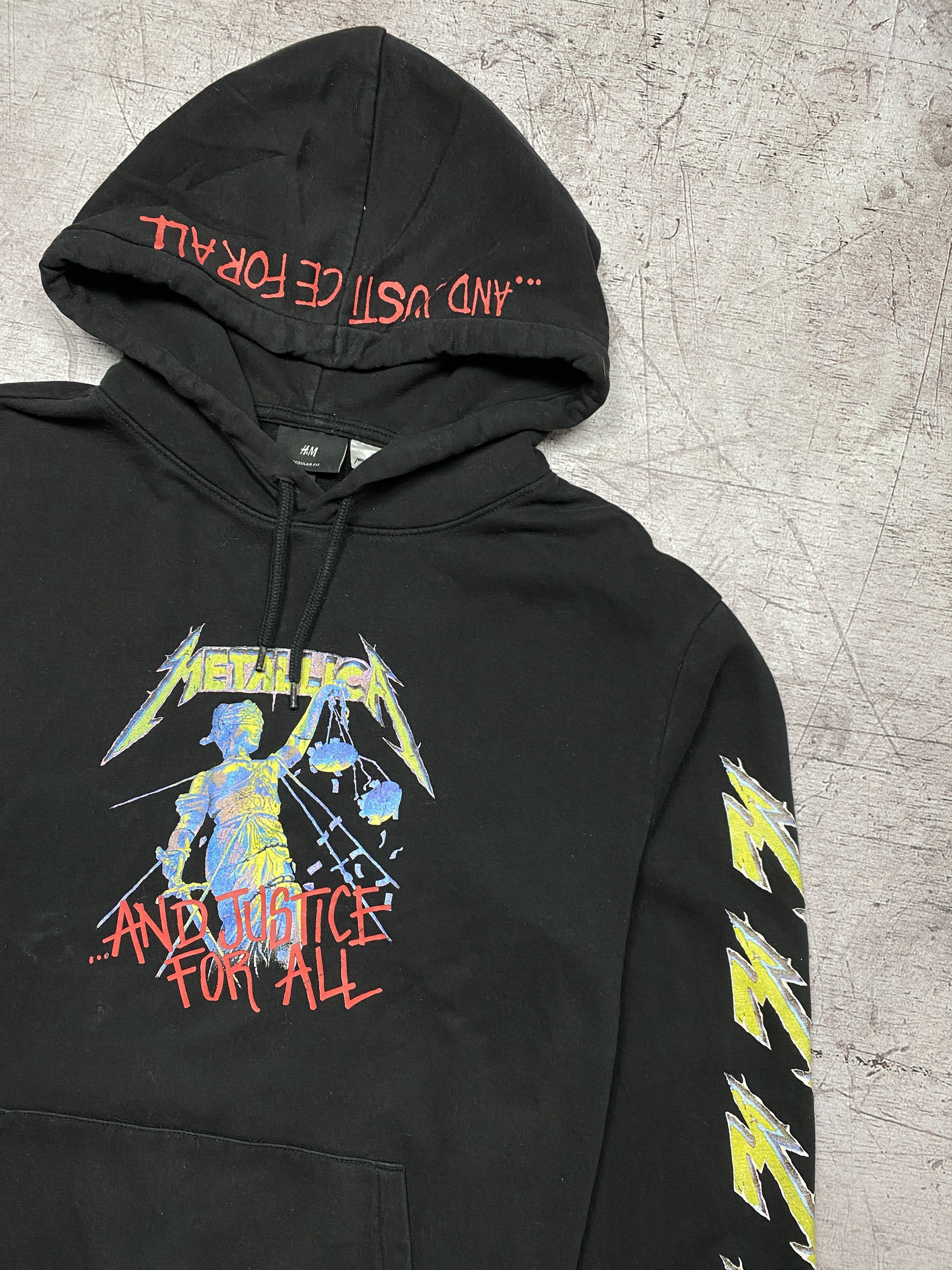 Band Tees × Metallica Metallica Justice For All Mens Rock Band Hoodie Size US L / EU 52-54 / 3 - 2 Thumbnail