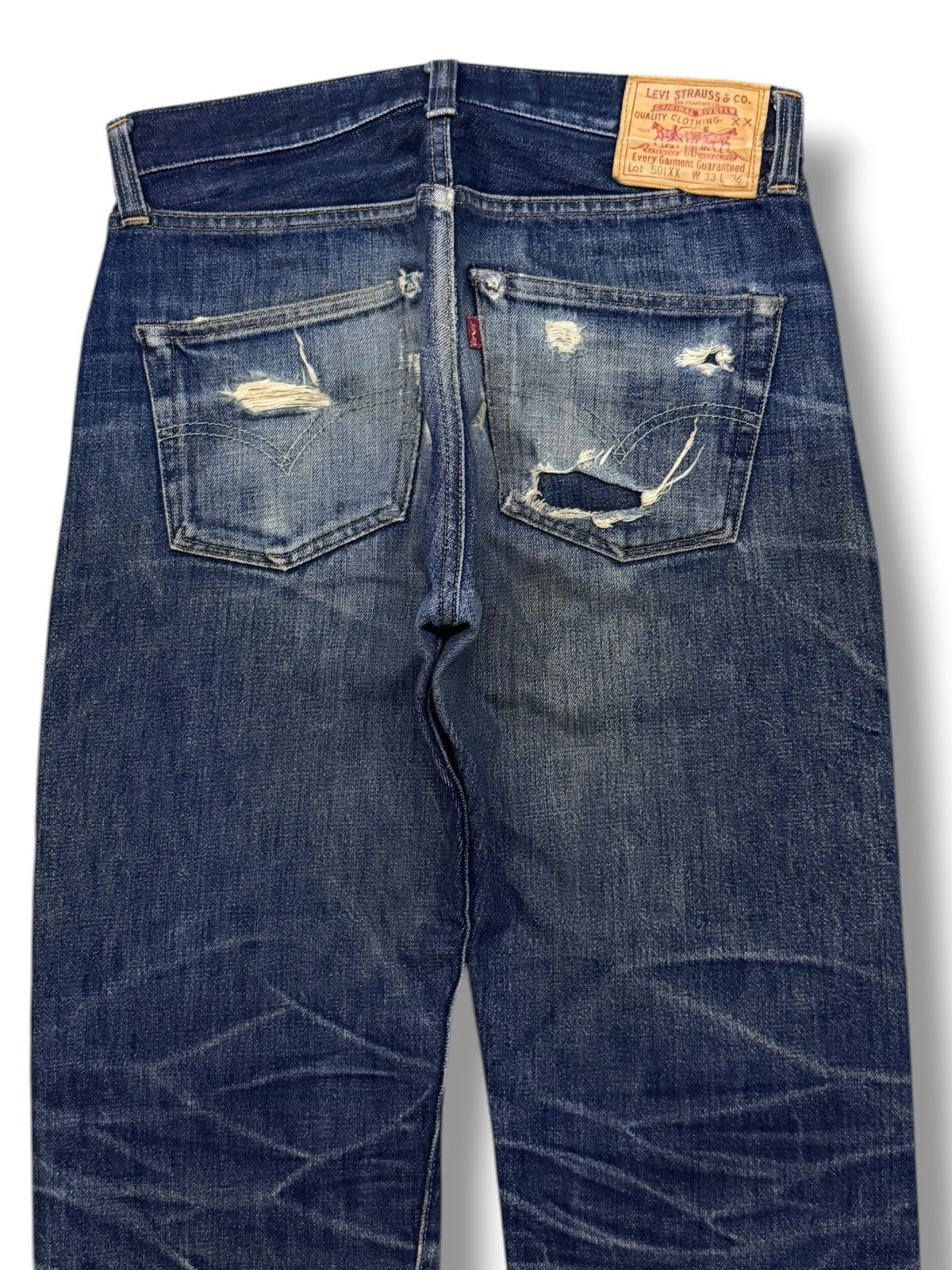 Levi's Vintage Clothing Vintage 90s Levi’s LVC 501XX (1947 Repro) Big E U.S.A | W31 Size US 31 - 5 Thumbnail