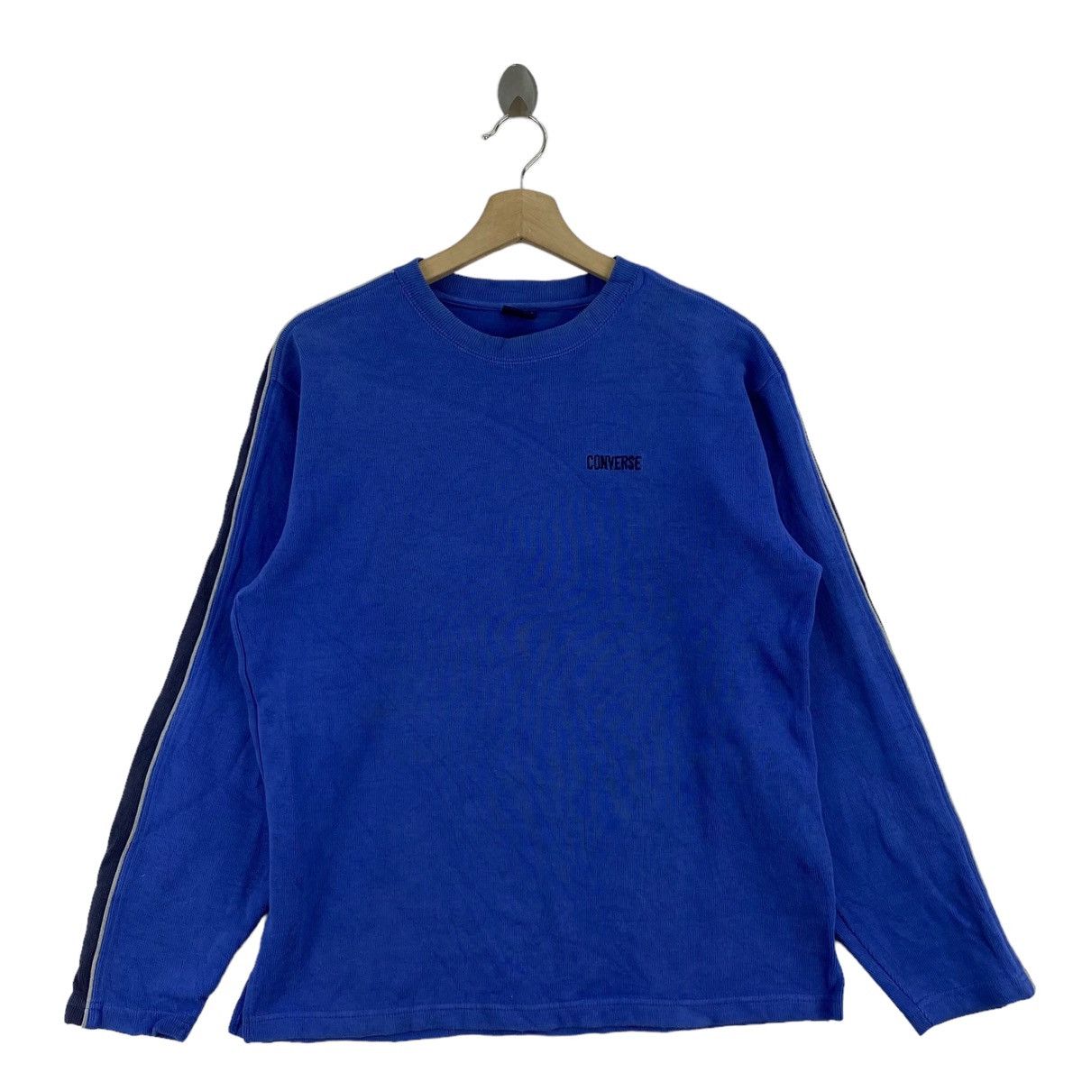 CONVERSE ALL STAR Small Embroidered Brand Blue Sweatshirt