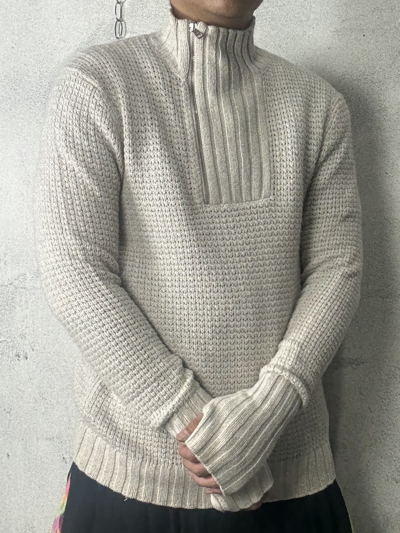 Armani Y2K Armani Knit Sweater Wool Angora Size US M / EU 48-50 / 2 - 1 Thumbnail