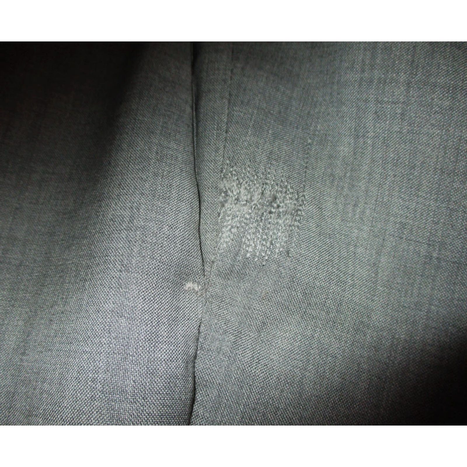 Hugo Boss HUGO BOSS Gray 100% Wool Flat Dress Pants 34W-31L Mens Flat Front Pocket 5-Pocket Dry Clean Only - Regular Fit Size US 34 / EU 50 - 7 Thumbnail