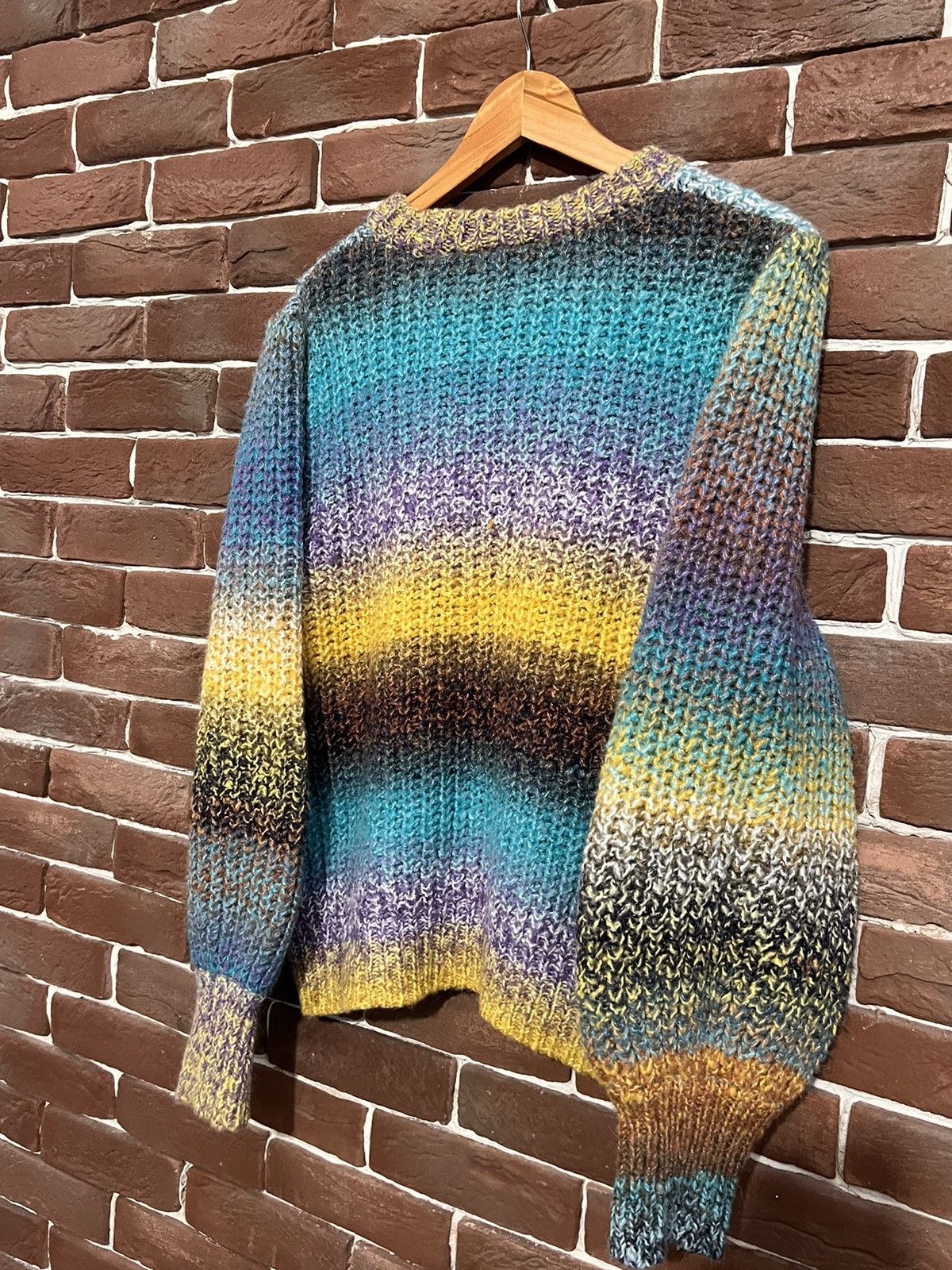 Other Saint Trope Alpaca Wool Multicolor Sweater Knit Kurt Cobain Size US L / EU 52-54 / 3 - 5 Thumbnail