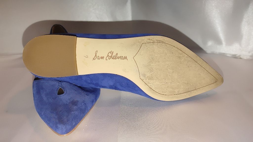 Sam Edelman Sam Edelman Blue Suede Flats Size 7 Size US 7 / IT 37 - 6 Thumbnail