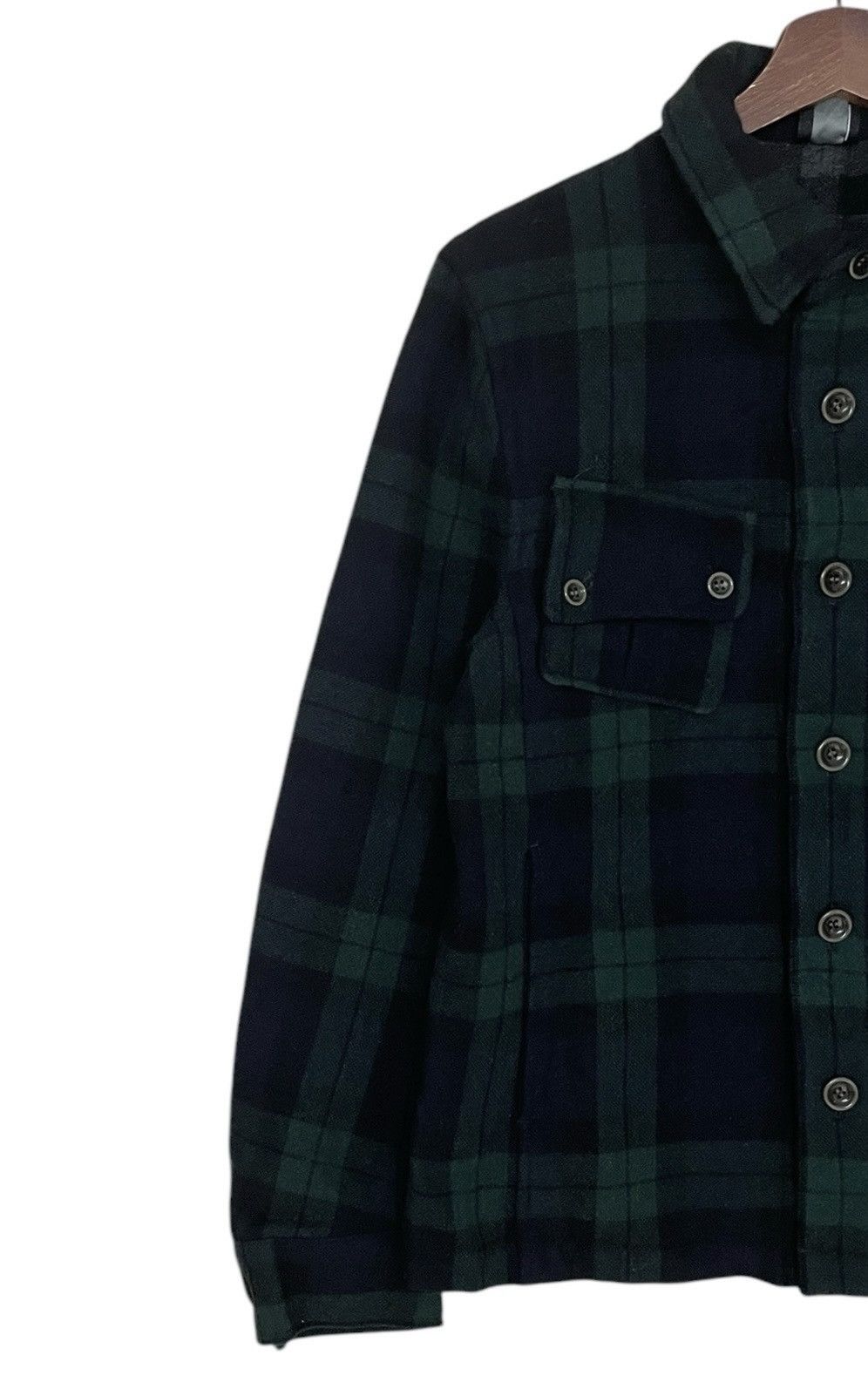 Japanese Brand × Vintage Vintage Japanese Brand Inherit Wool Shirt 2000s Size US M / EU 48-50 / 2 - 3 Thumbnail