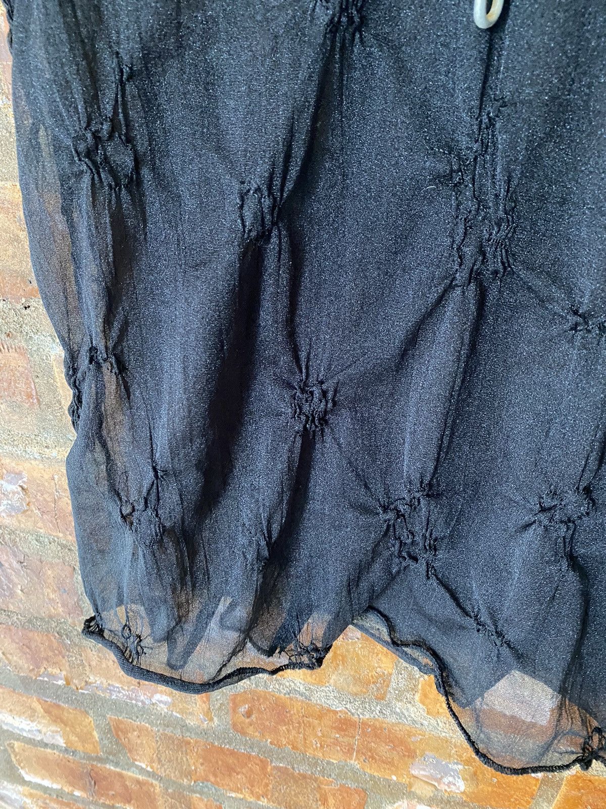 Y's 1990s Y'S Mesh transparent shirt Size S / US 4 / IT 40 - 13 Thumbnail