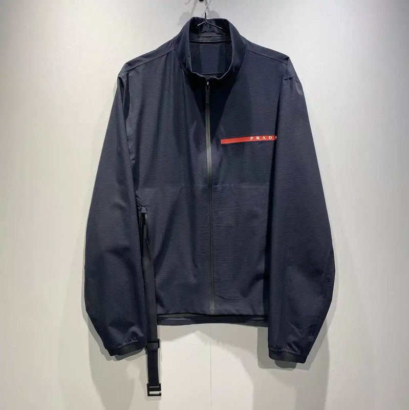 Prada Prada Men's Black Polyester Jacket Size US M / EU 48-50 / 2 - 1 Thumbnail