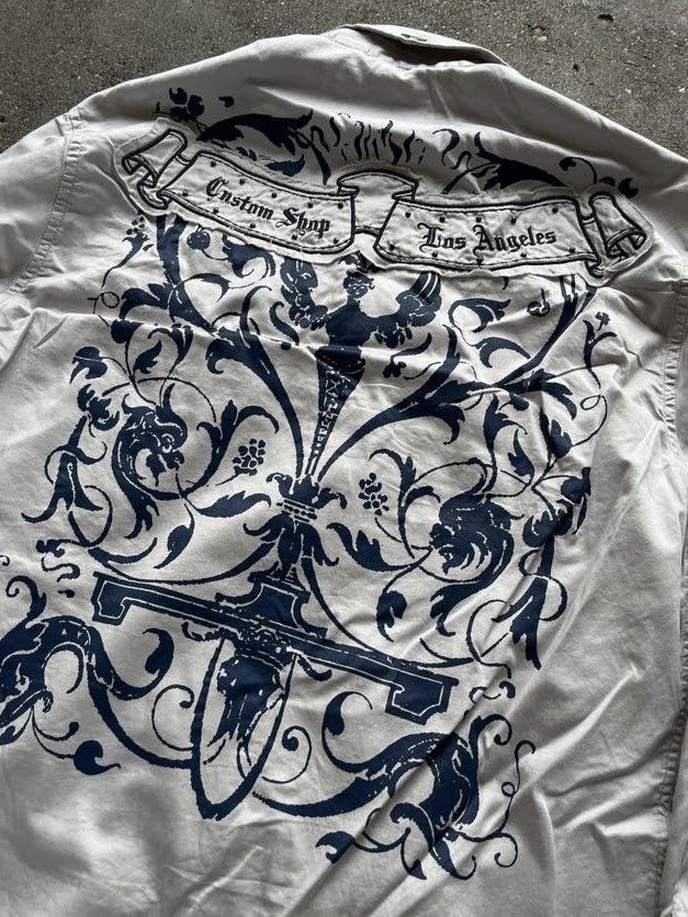 Fender Fender “Rock & Roll Religion” silver Y2K grunge tee Size US M / EU 48-50 / 2 - 10 Thumbnail