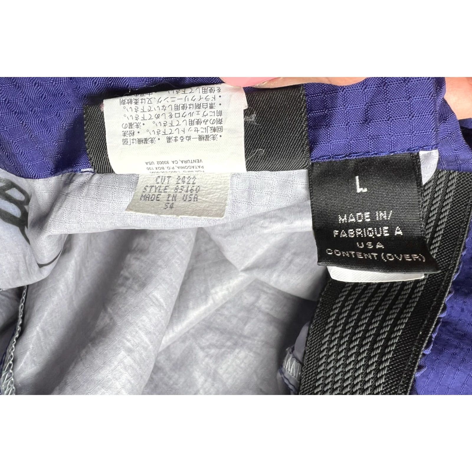 Patagonia VINTAGE Patagonia Pants Women L Purple 90s Jogger Track Workout Activewear USA 83160 Size 36" / US 14 / IT 50 - 6 Thumbnail