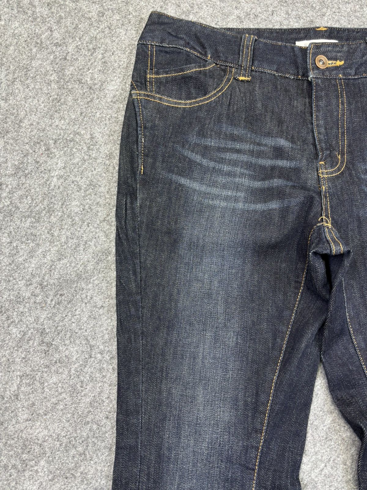 Japanese Brand Flare💥Edelweiss Flare Denim F861 Size 32" / US 10 / IT 46 - 4 Thumbnail