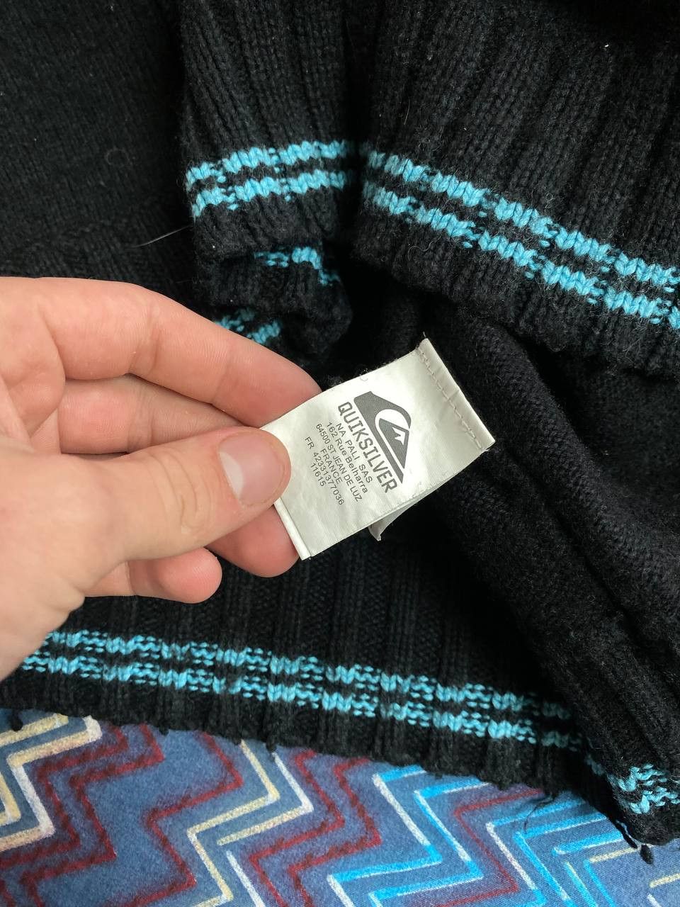 Quiksilver × Vintage Vintage 90's Quiksilver Logo Sweater Jumpe Size XL / US 12-14 / IT 48-50 - 3 Thumbnail
