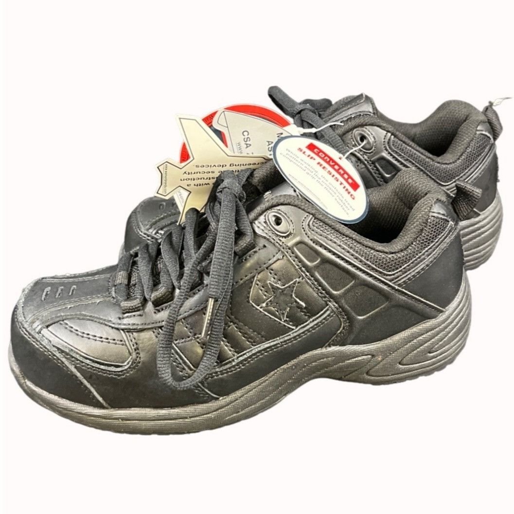 Converse Converse Women's Black Work Shoes/Sneakers Sz 6.5W SKU 5379 Size US 6.5 / IT 36.5 - 3 Thumbnail