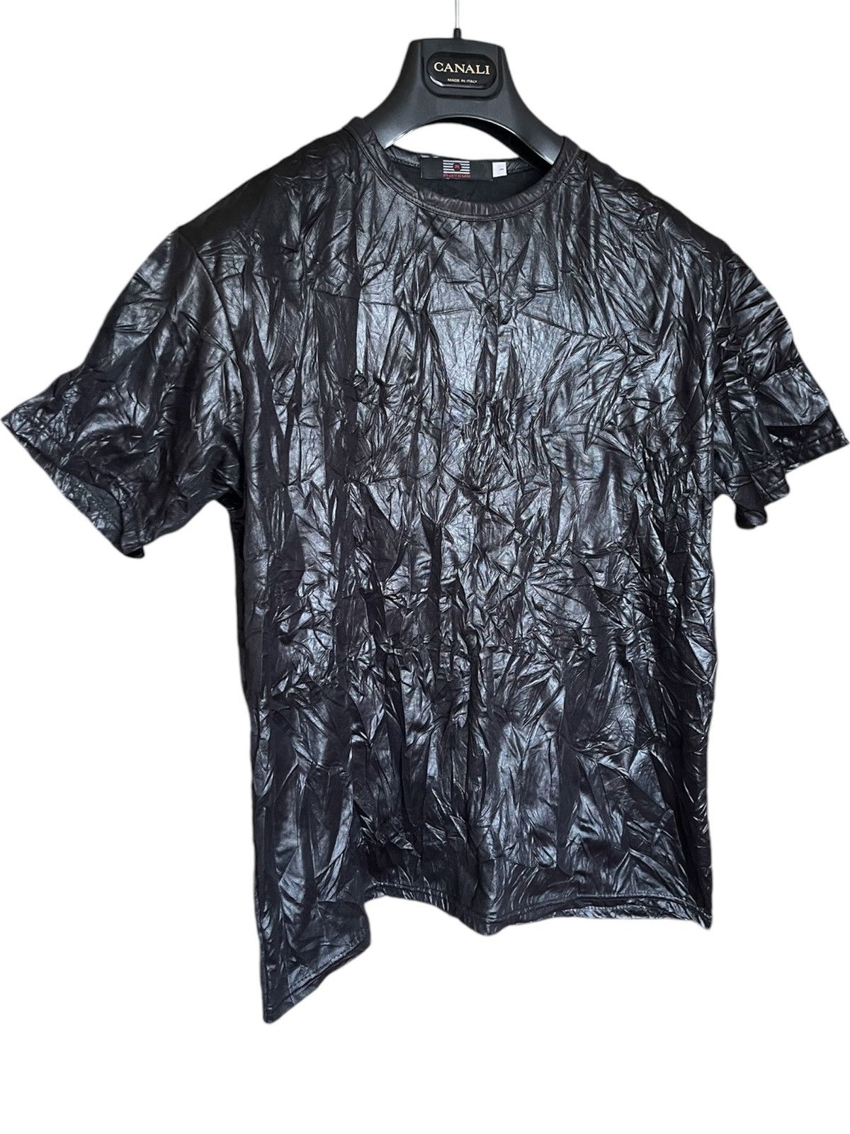 Designer × Japanese Brand Raygun polyester rave black vintage t-shirt tee drkshdw Size US L / EU 52-54 / 3 - 3 Thumbnail