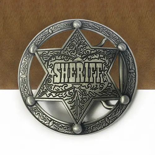 VIBE SHERIFF Cowboy Belt Buckle Size ONE SIZE - 4 Thumbnail