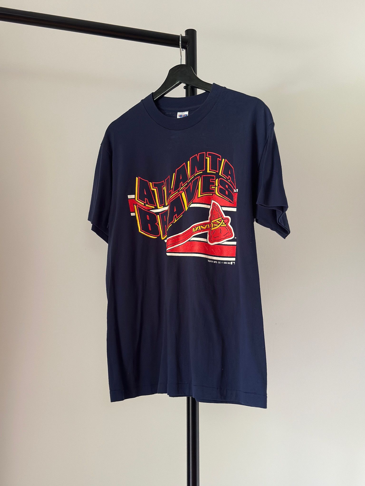 MLB × Vintage Vintage 1990 Atlanta Braves T-Shirt Size US L / EU 52-54 / 3 - 1 Thumbnail