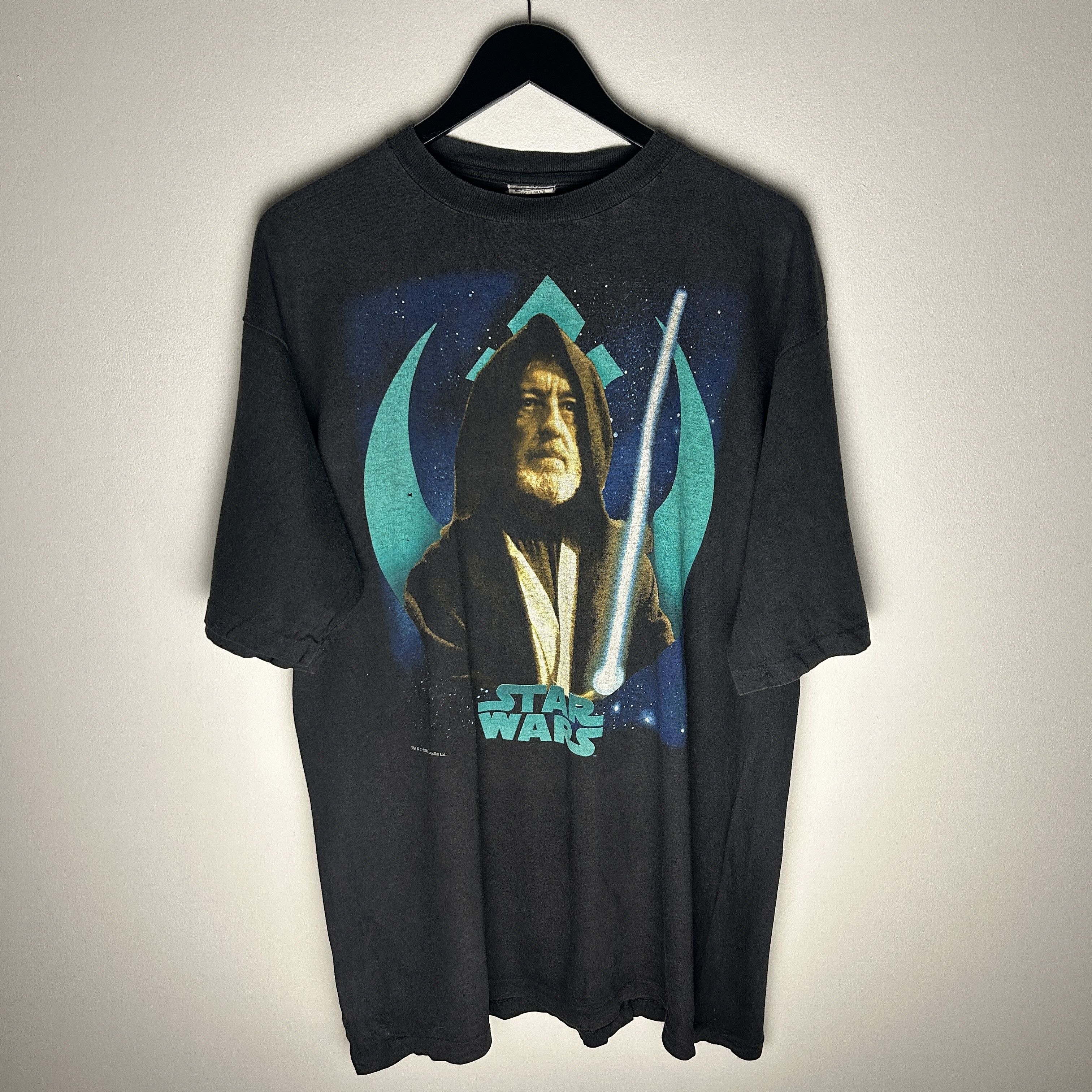 Star Wars Vintage Star Wars Obi-Wan Kenobi 1997 Movie T-shirt Size US XL / EU 56 / 4 - 1 Thumbnail