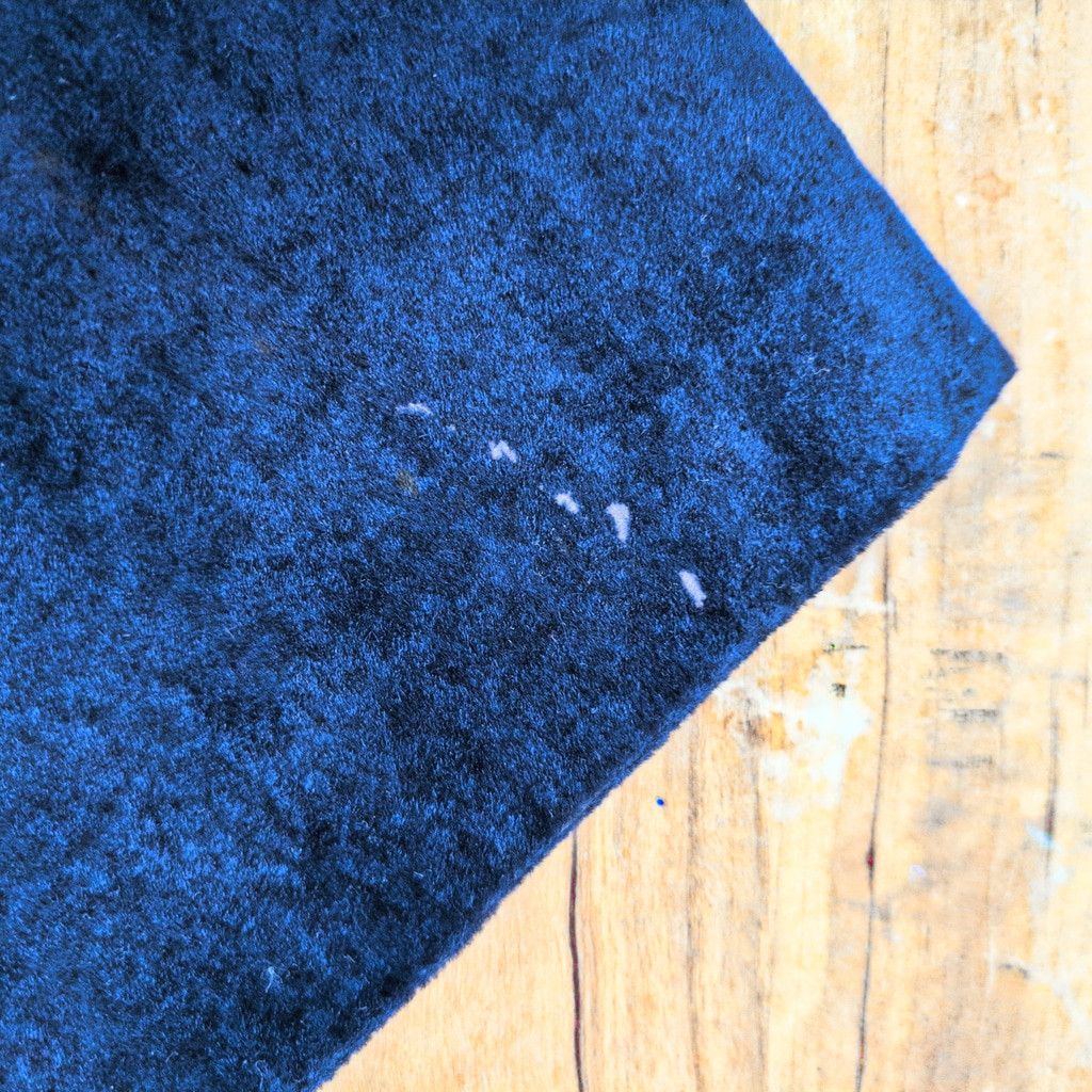 Vintage Vintage Bevero Red Arrow on Navy Velvet Flared Pants. Size 28" / US 6 / IT 42 - 6 Thumbnail