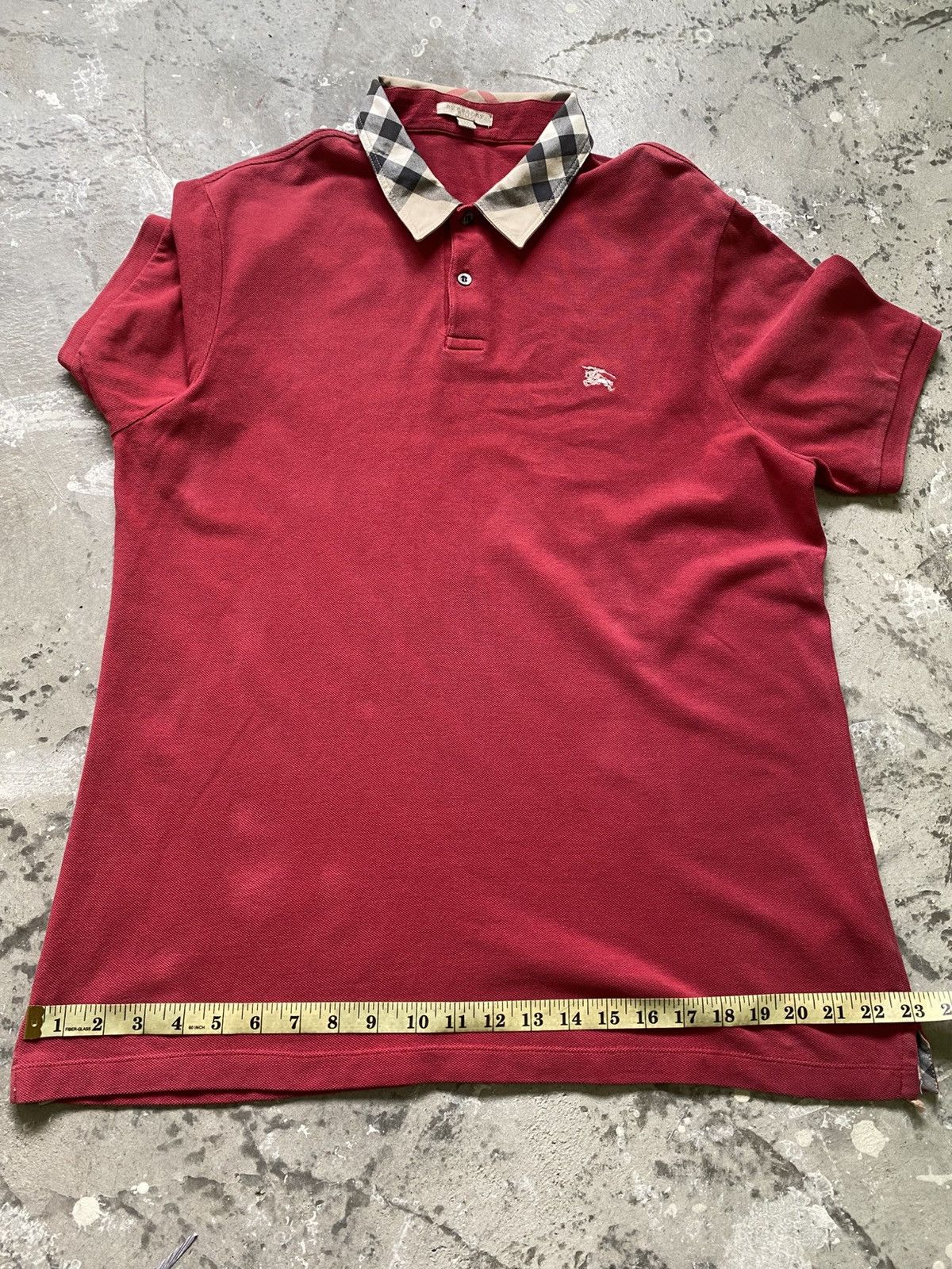 Burberry Burberry Brit Nova Check Polo Shirt Size US XL / EU 56 / 4 - 10 Thumbnail