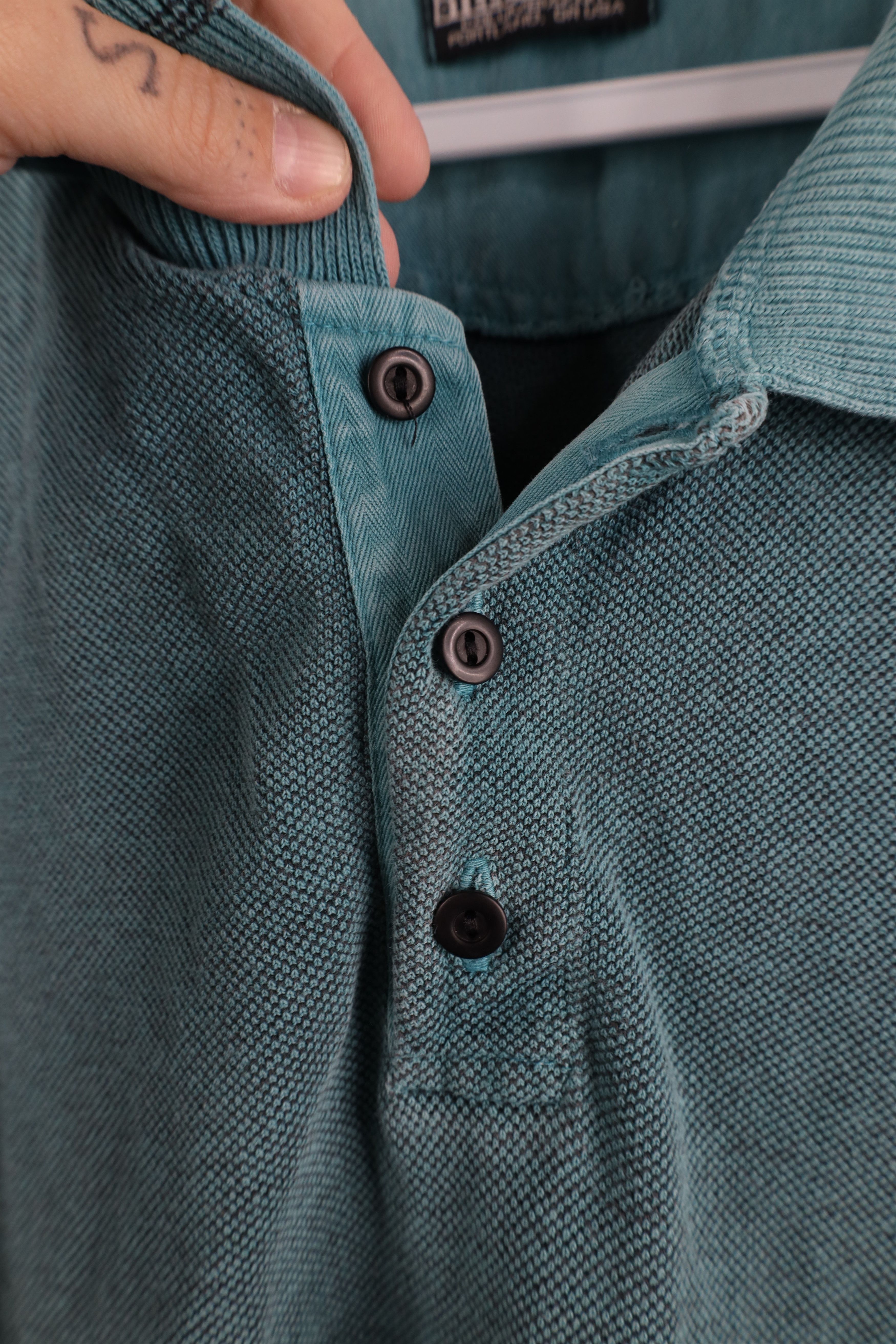 Vintage Vintage 90s Streetwear Stonewash Cotton Golf Polo Shirt USA Size US XL / EU 56 / 4 - 7 Thumbnail