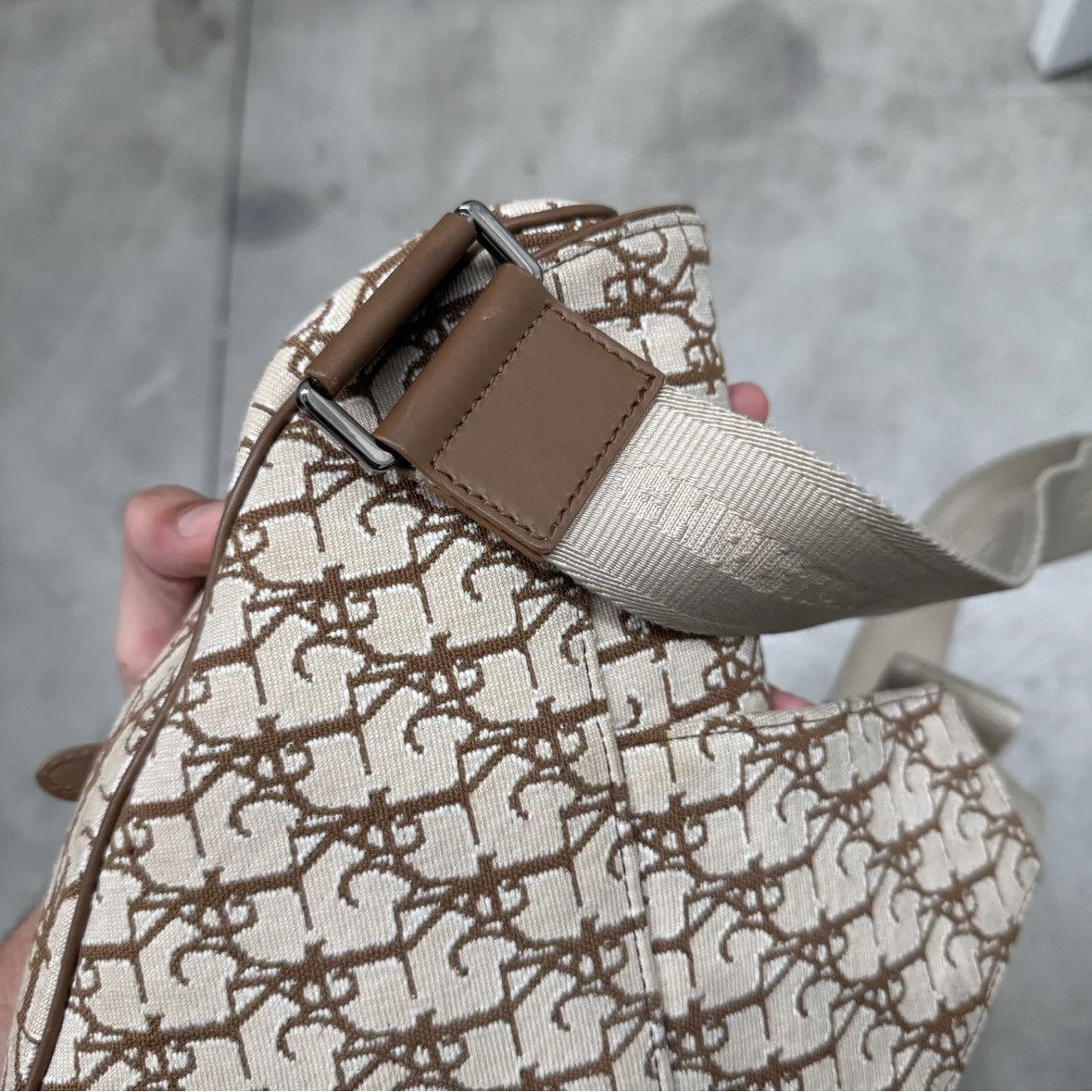 Dior × Travis Scott Dior x CACTUS JACK Oblique Jacquard Saddle Bag Size ONE SIZE - 13 Thumbnail