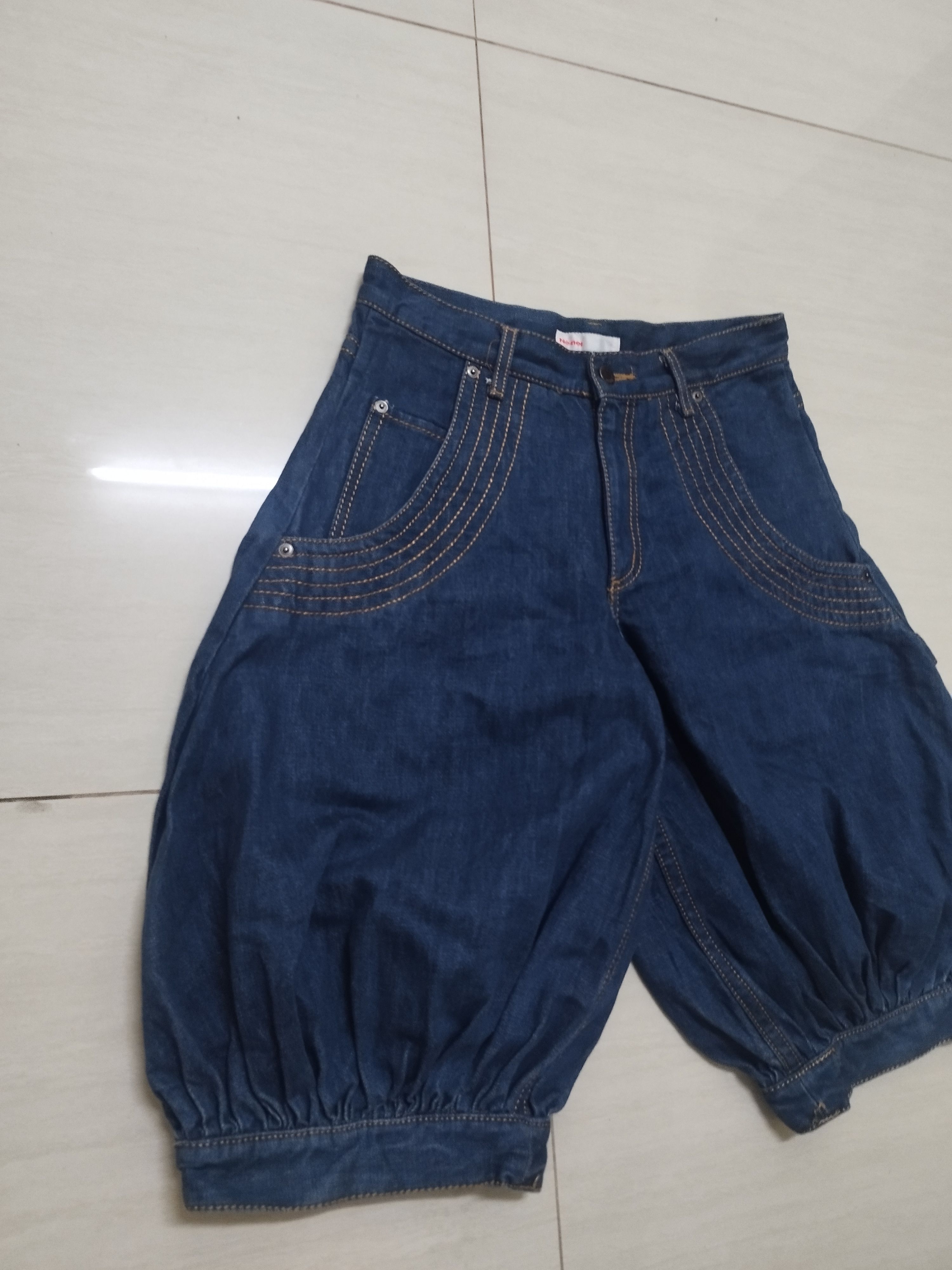 Issey Miyake Ne-net issey miyake short ballon Denim pants Size US 30 / EU 46 - 2 Thumbnail