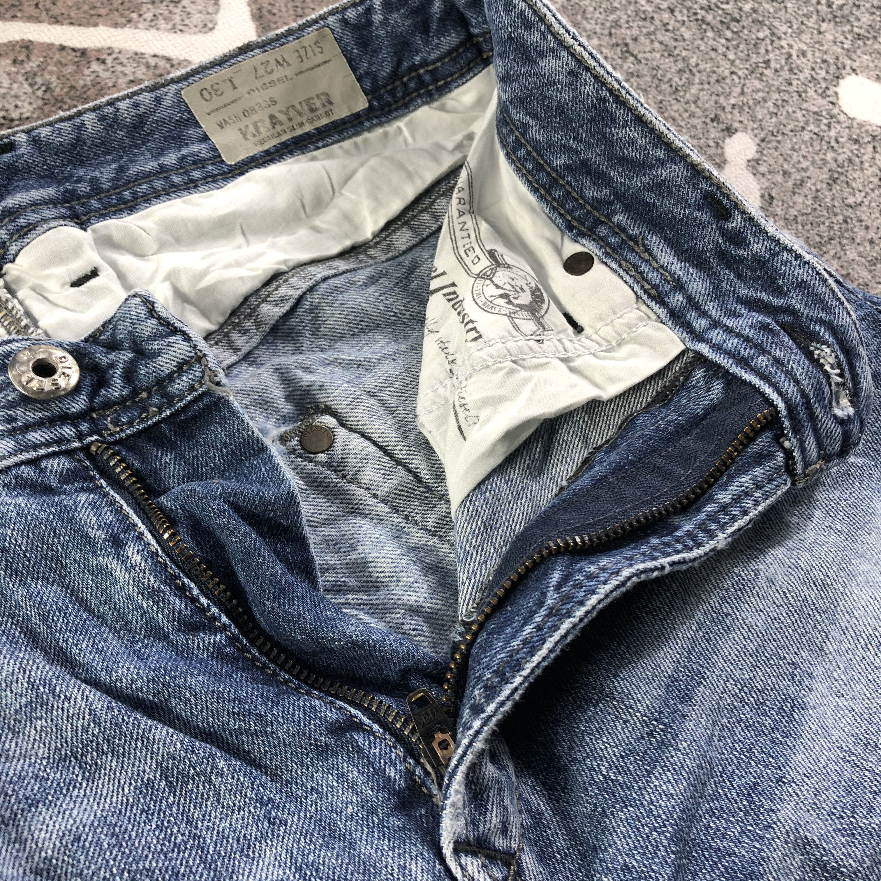 Diesel Distressed Diesel Faded Blue Jeans KJ2008 Size 27" / US 4 / IT 40 - 8 Thumbnail
