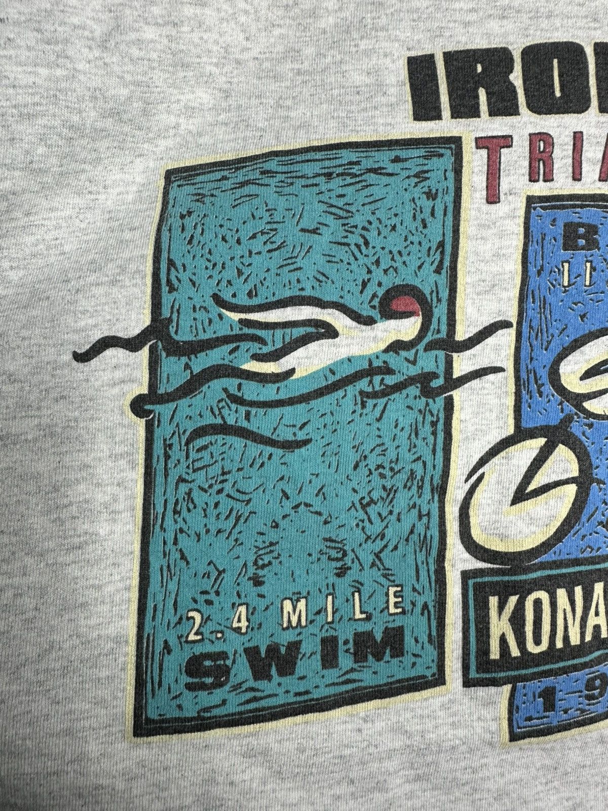Hanes Ironman Triathlon Kona Hawaii 1997 Vintage T Shirt XL Size US XL / EU 56 / 4 - 6 Thumbnail