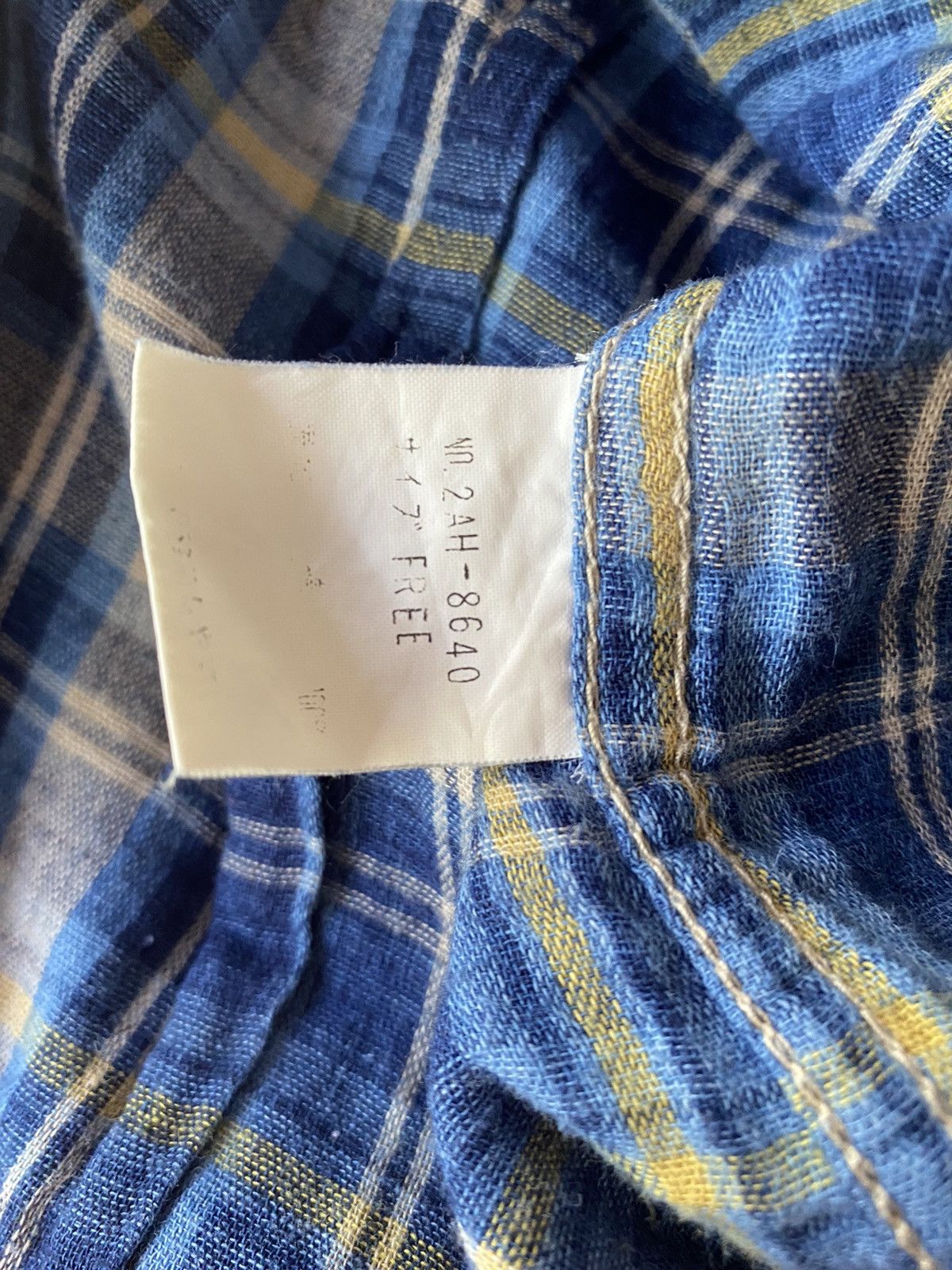 Hysteric Glamour Hysteric Glamour Blue Plaid Button-Up Shirt. Size S / US 4 / IT 40 - 4 Thumbnail