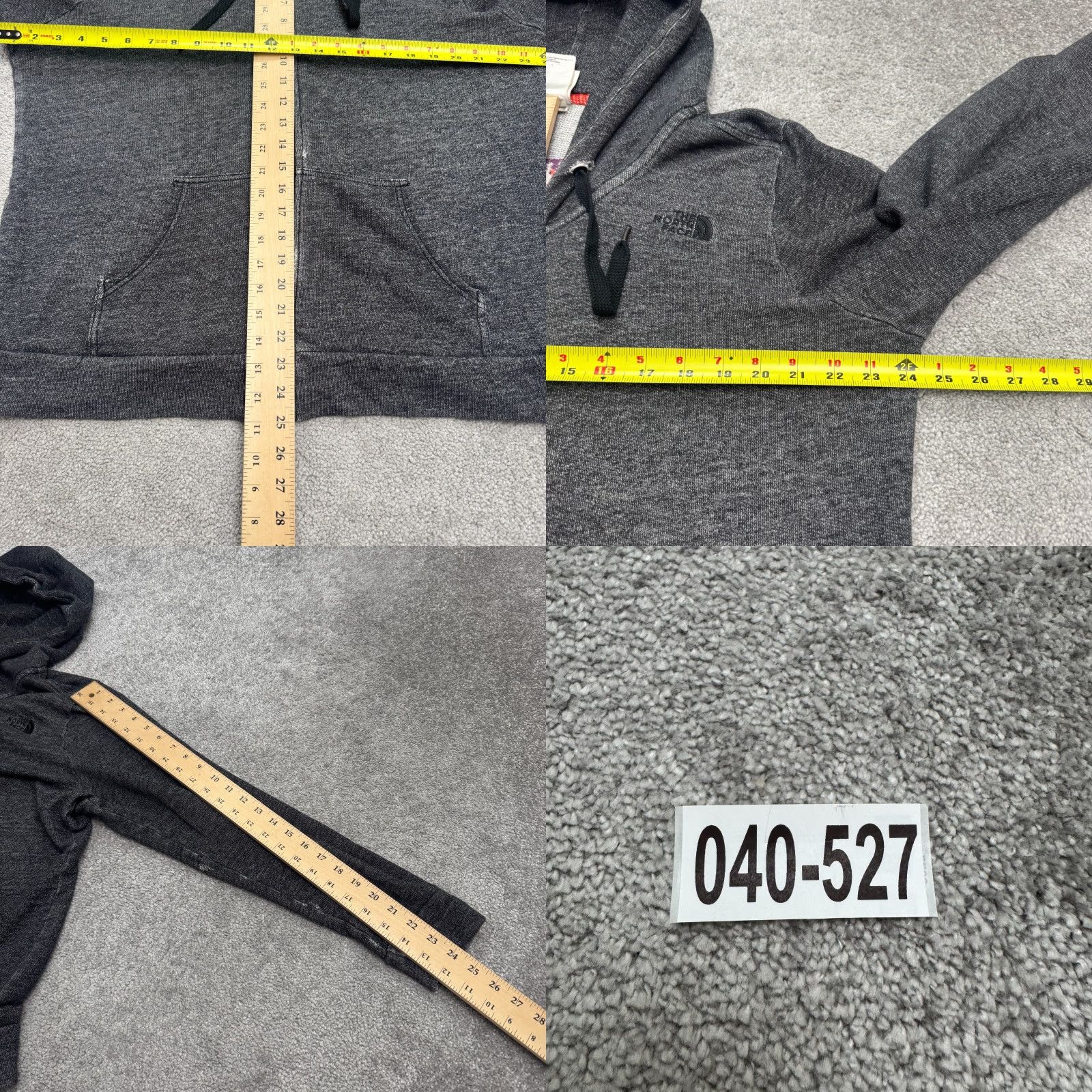 The North Face The North Face Full Zip Hoodie Sweatshirt Womens XL Dark Gray Cotton Outdoor Size XL / US 12-14 / IT 48-50 - 9 Thumbnail